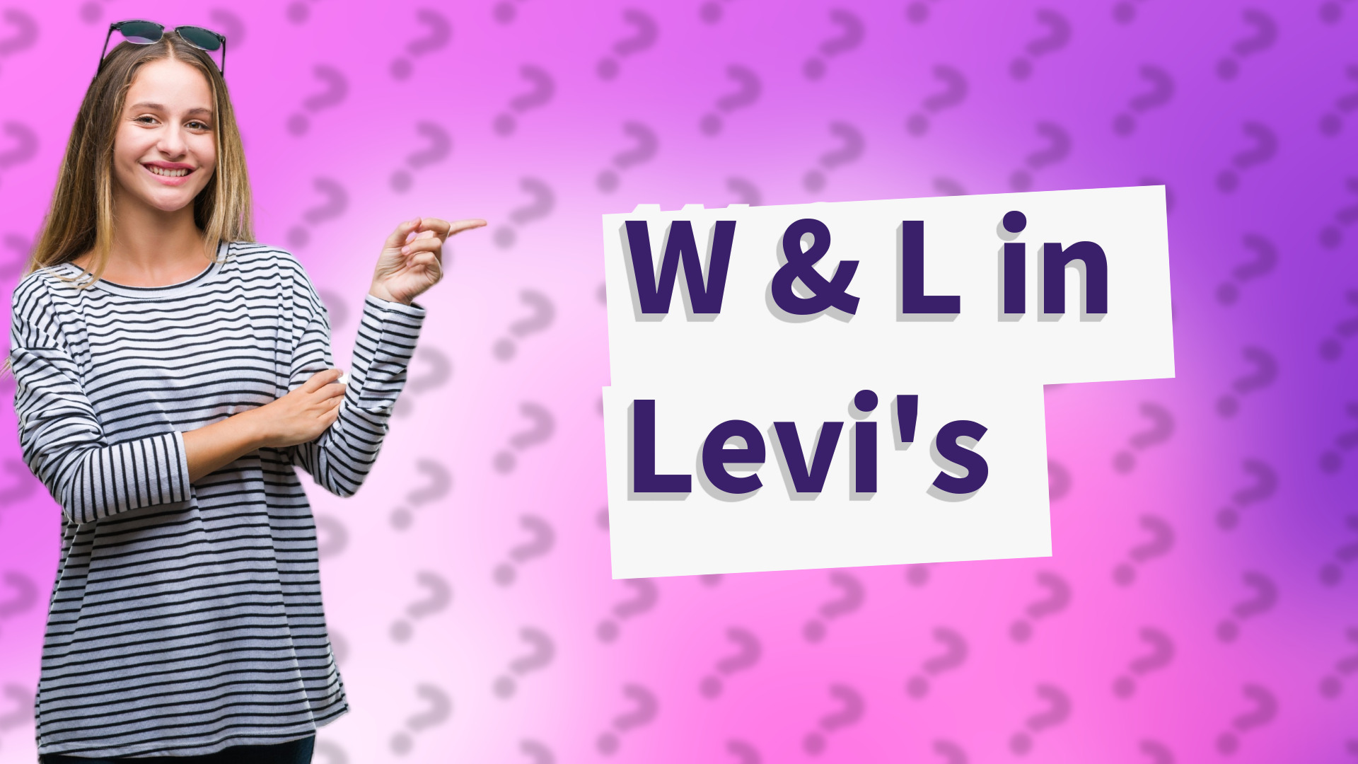 W & L in Levi's