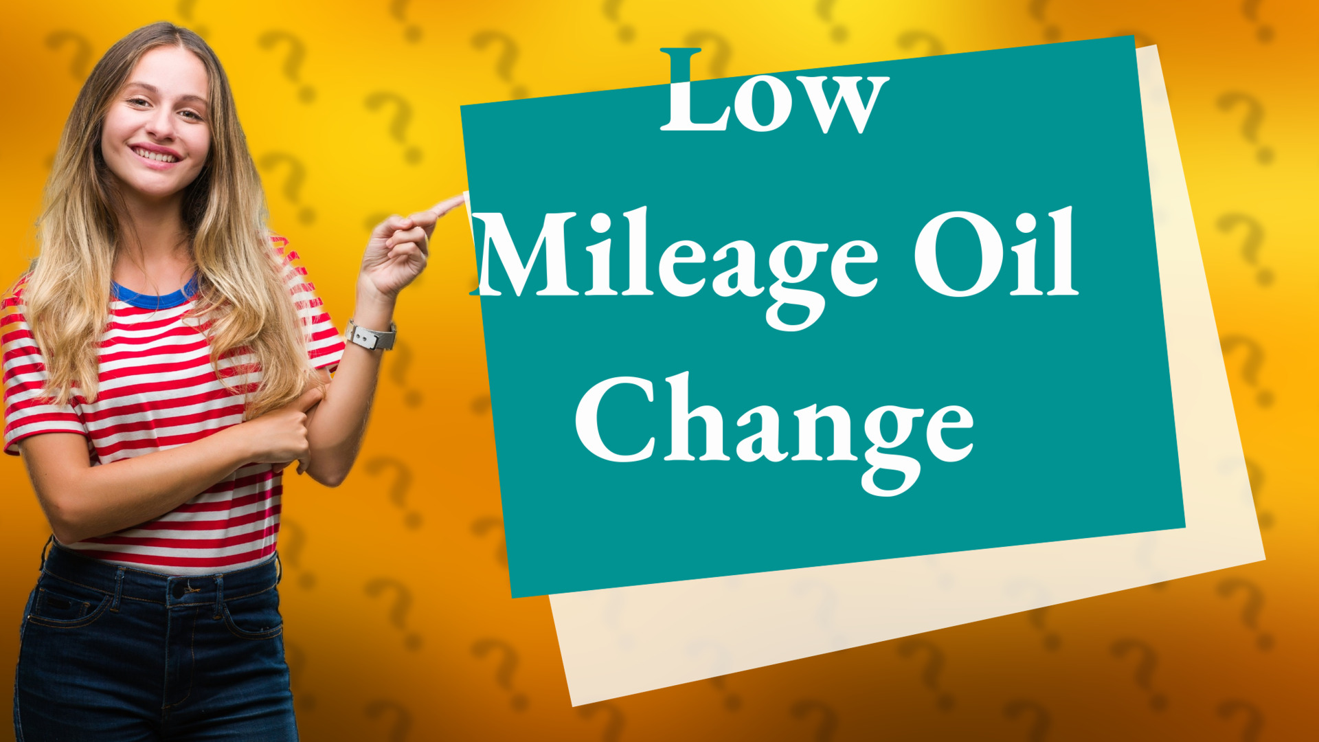 Low Mileage Oil Change