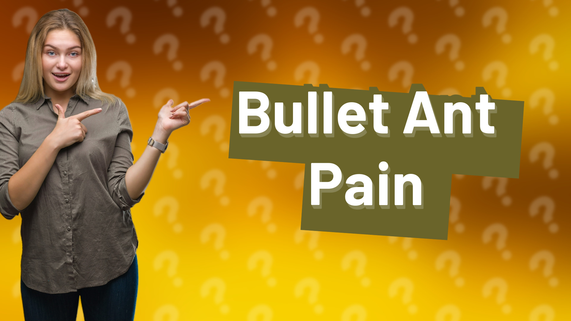 Bullet Ant Pain