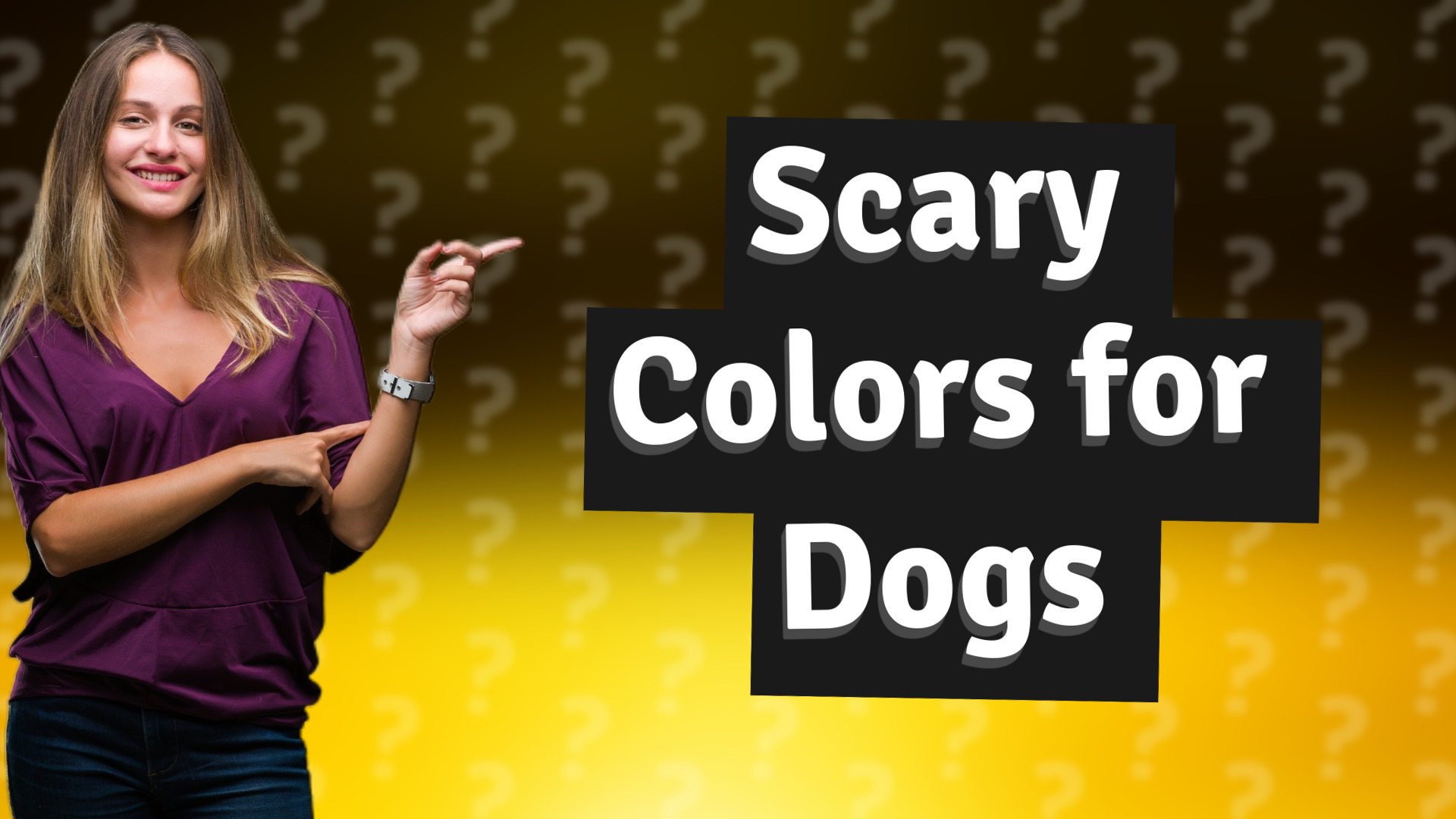 Scary Colors for Dogs