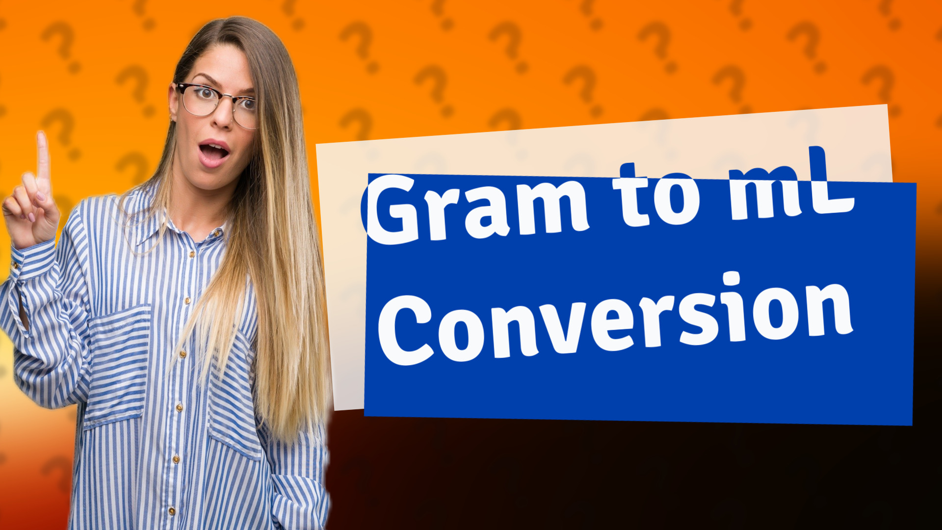Gram to mL Conversion