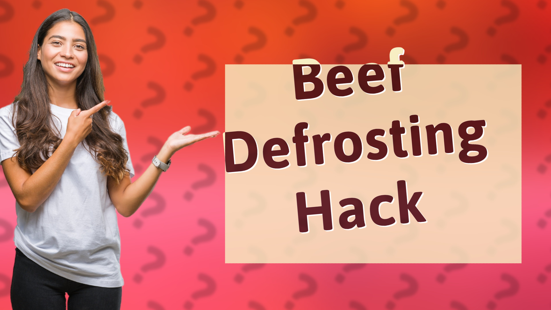 Beef Defrosting Hack