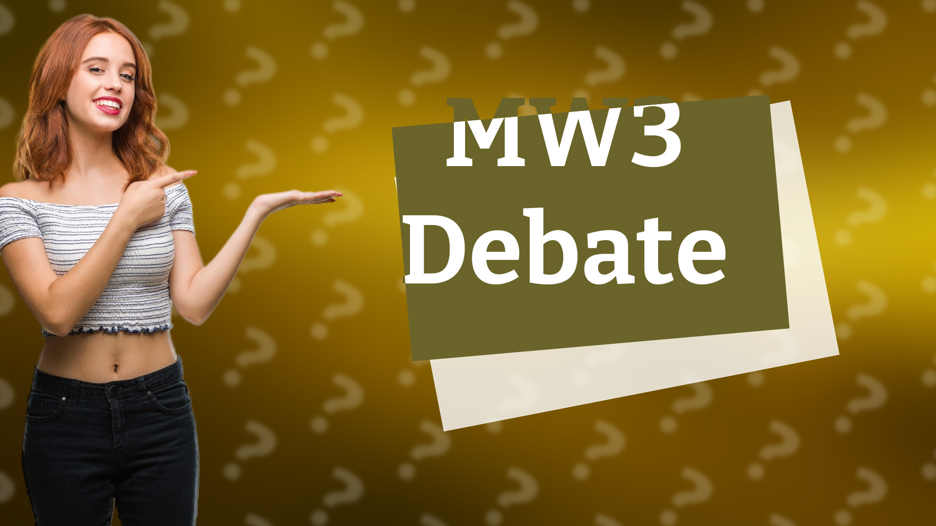 MW3 Debate