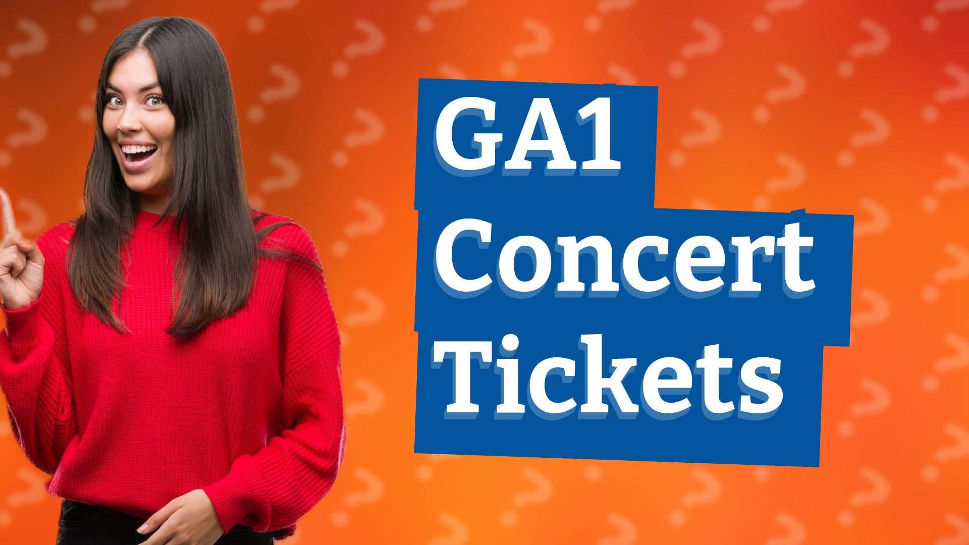 GA1 Concert Tickets