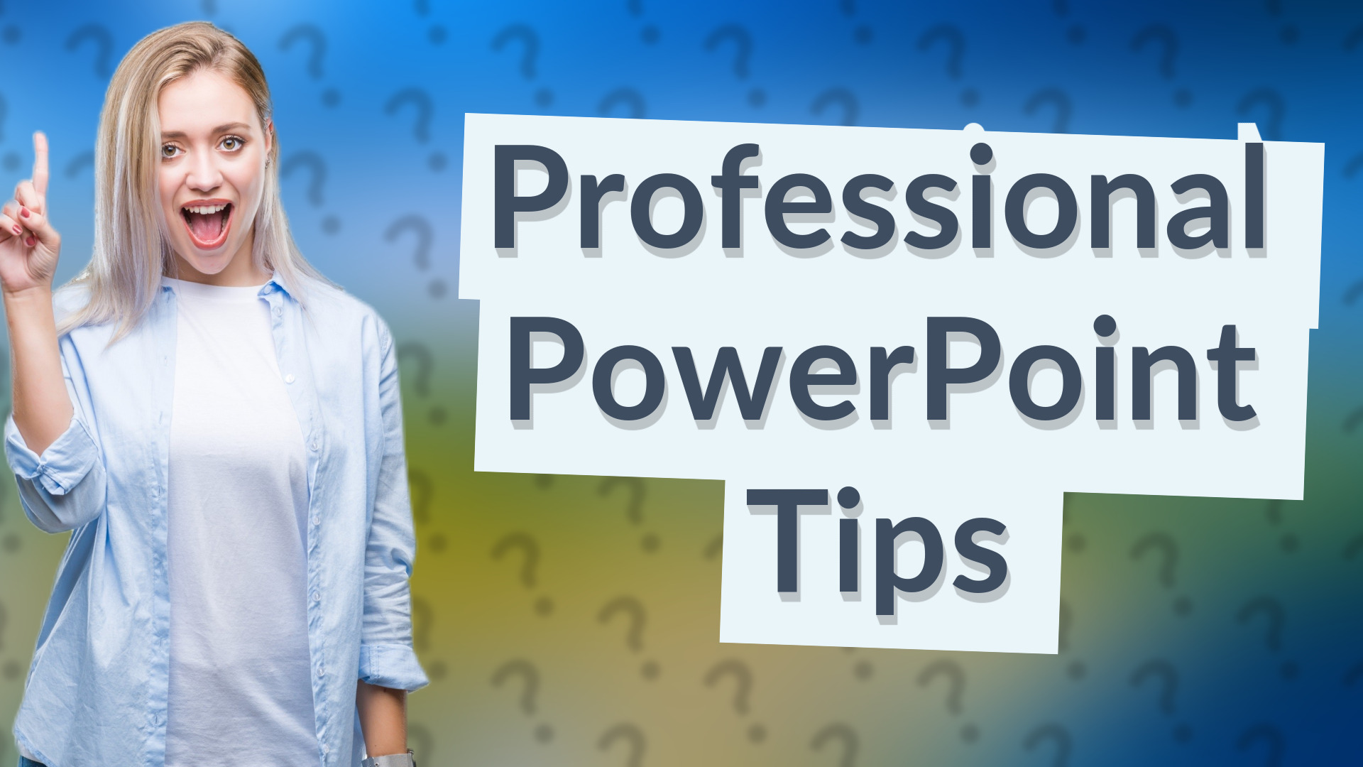 Professional PowerPoint Tips