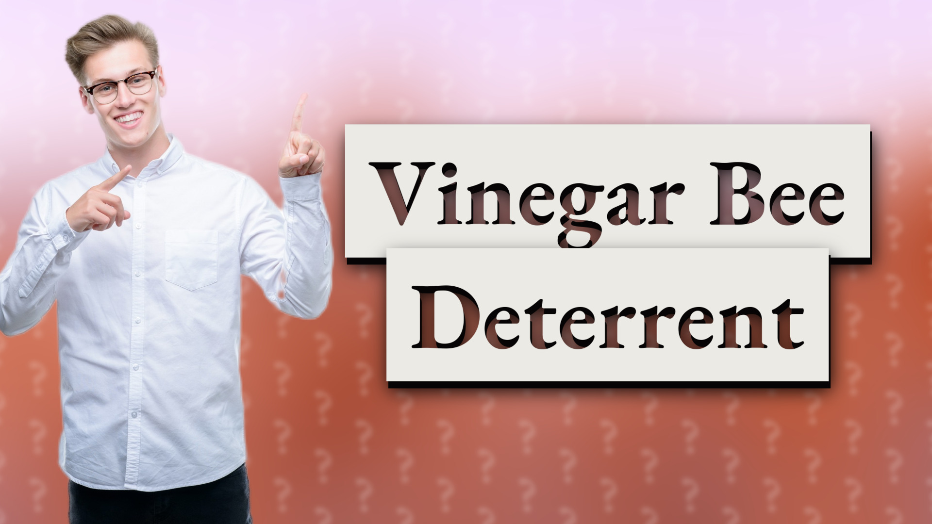 Vinegar Bee Deterrent