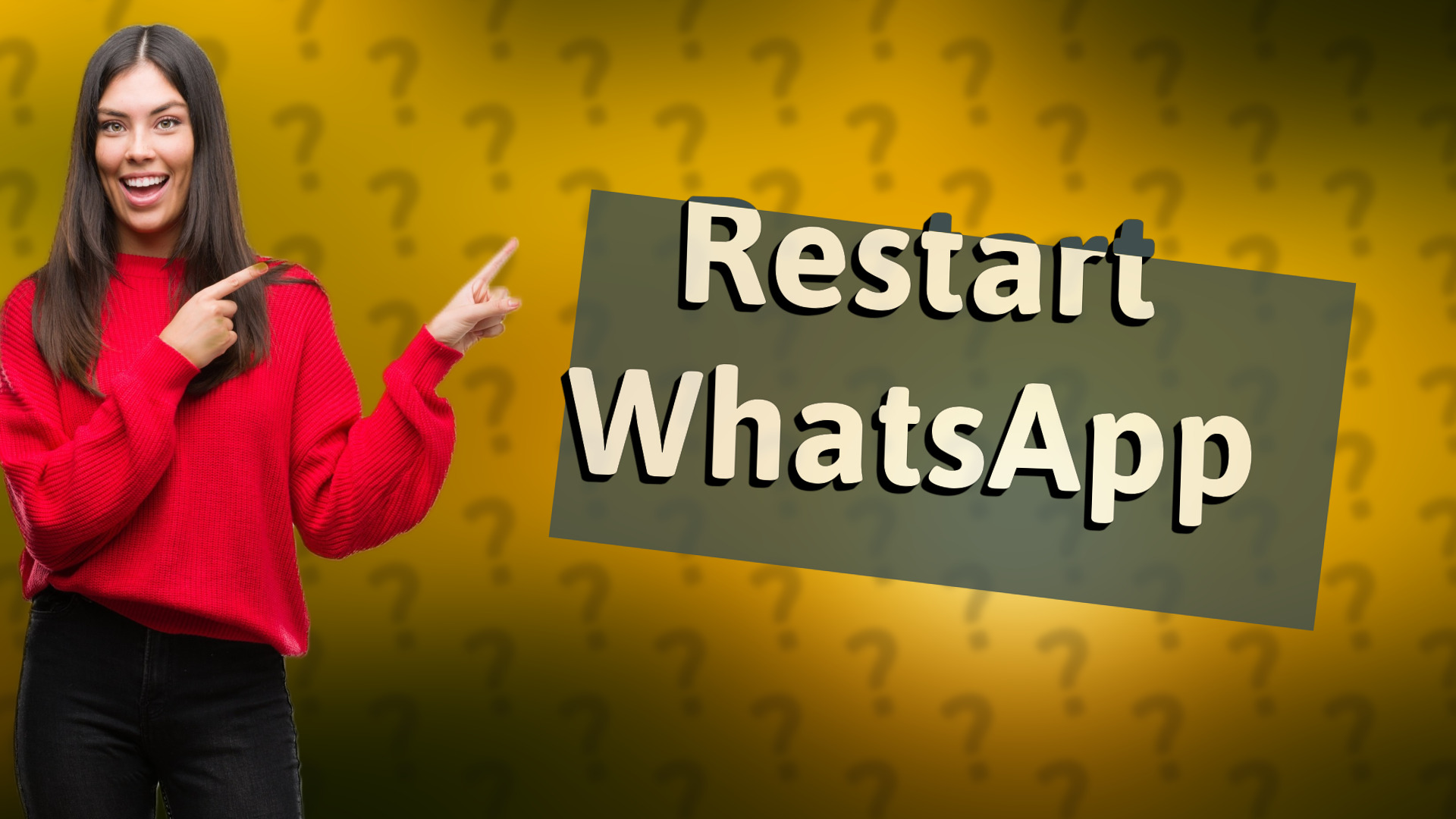 Restart WhatsApp