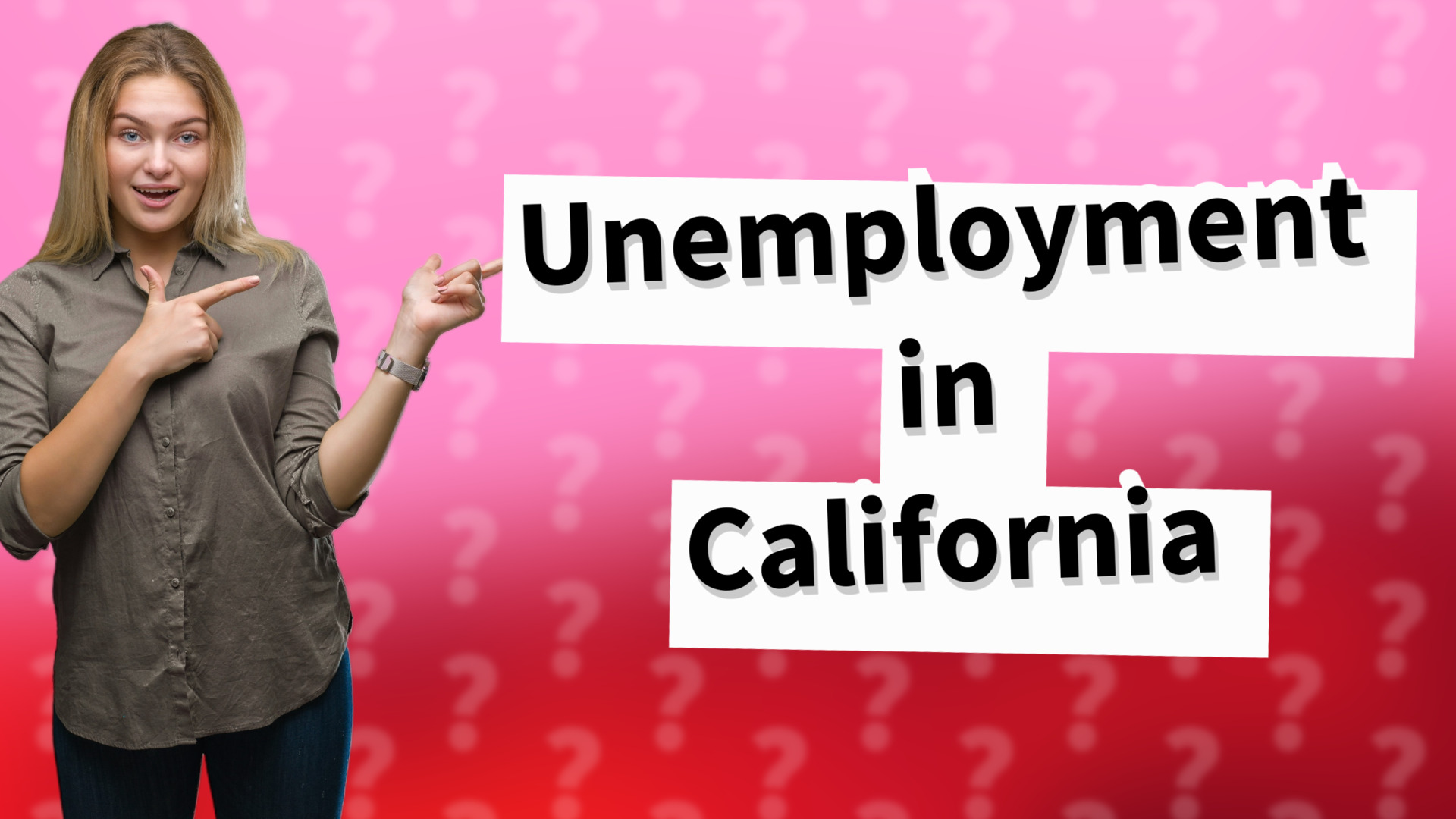 Unemployment in California