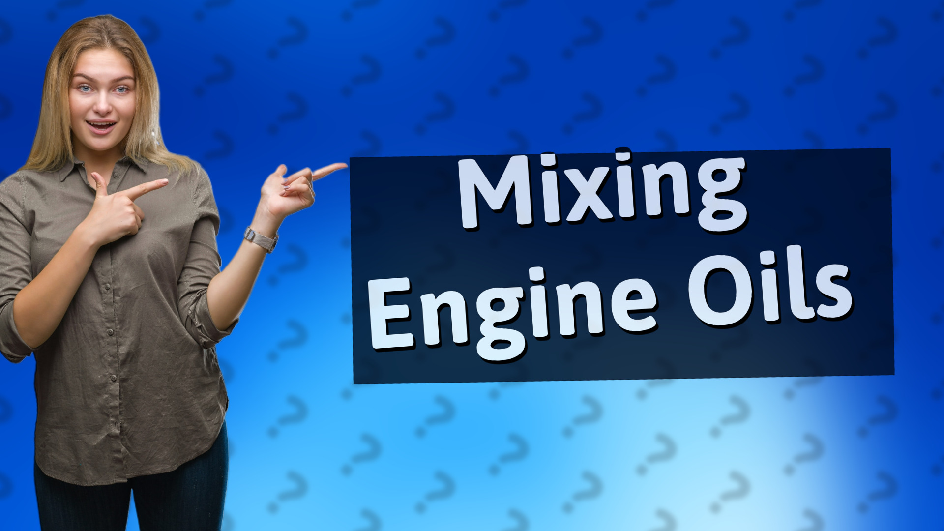 Mixing Engine Oils