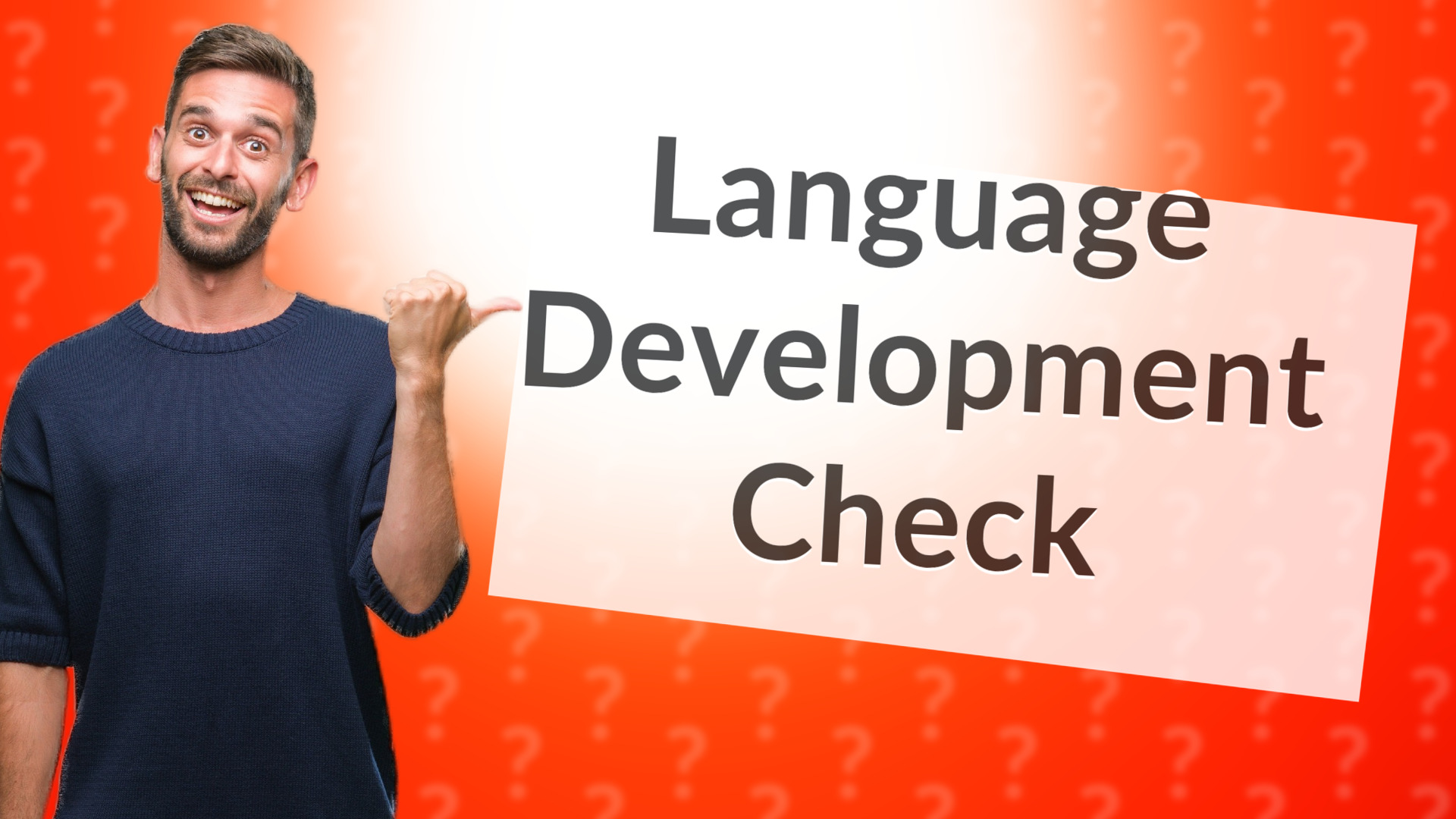 Language Development Check