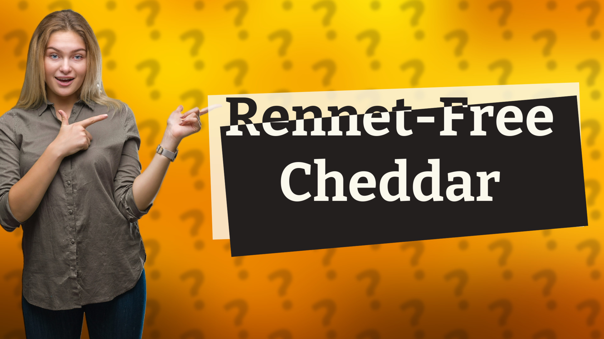 Rennet-Free Cheddar