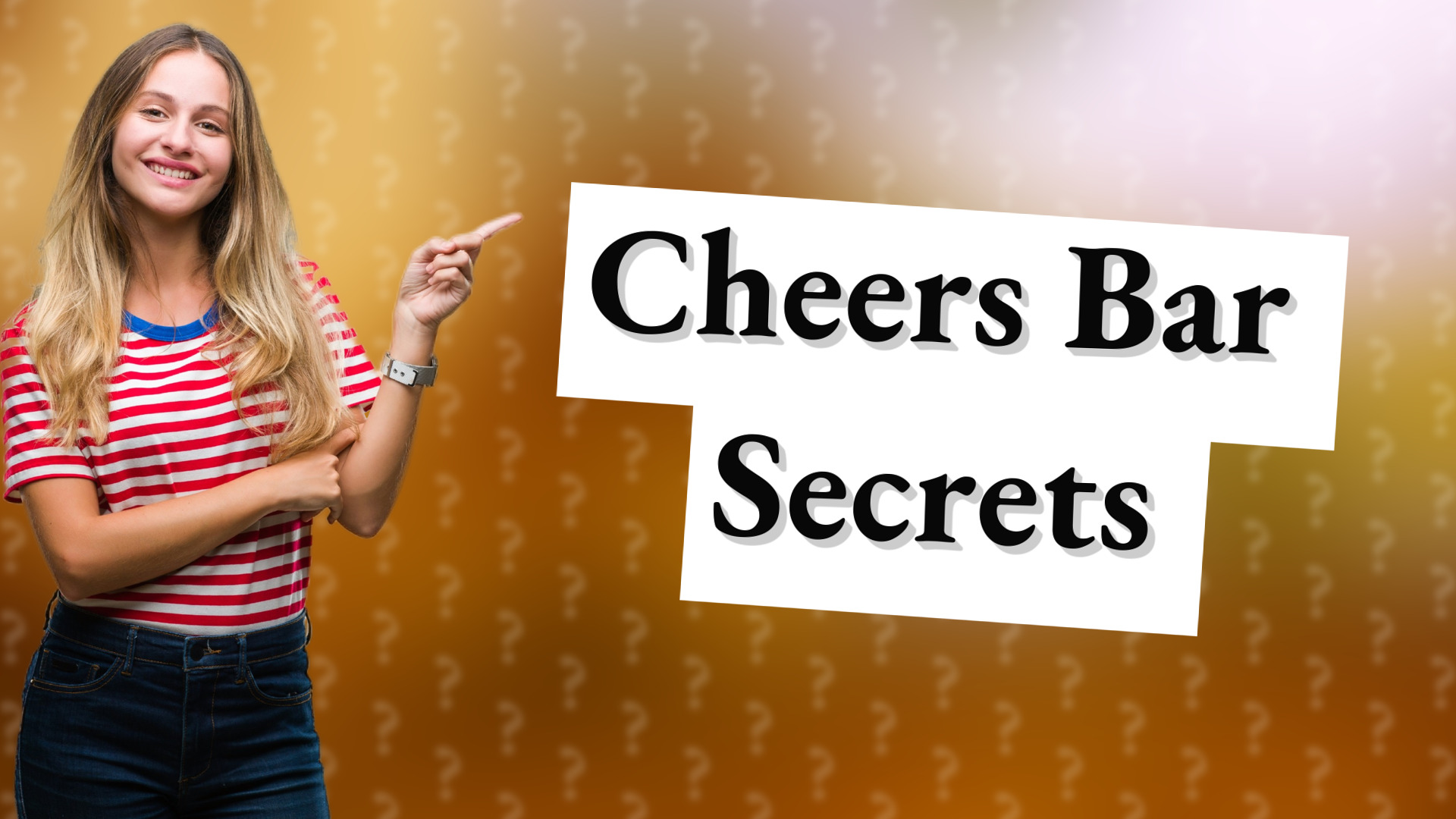 Cheers Bar Secrets
