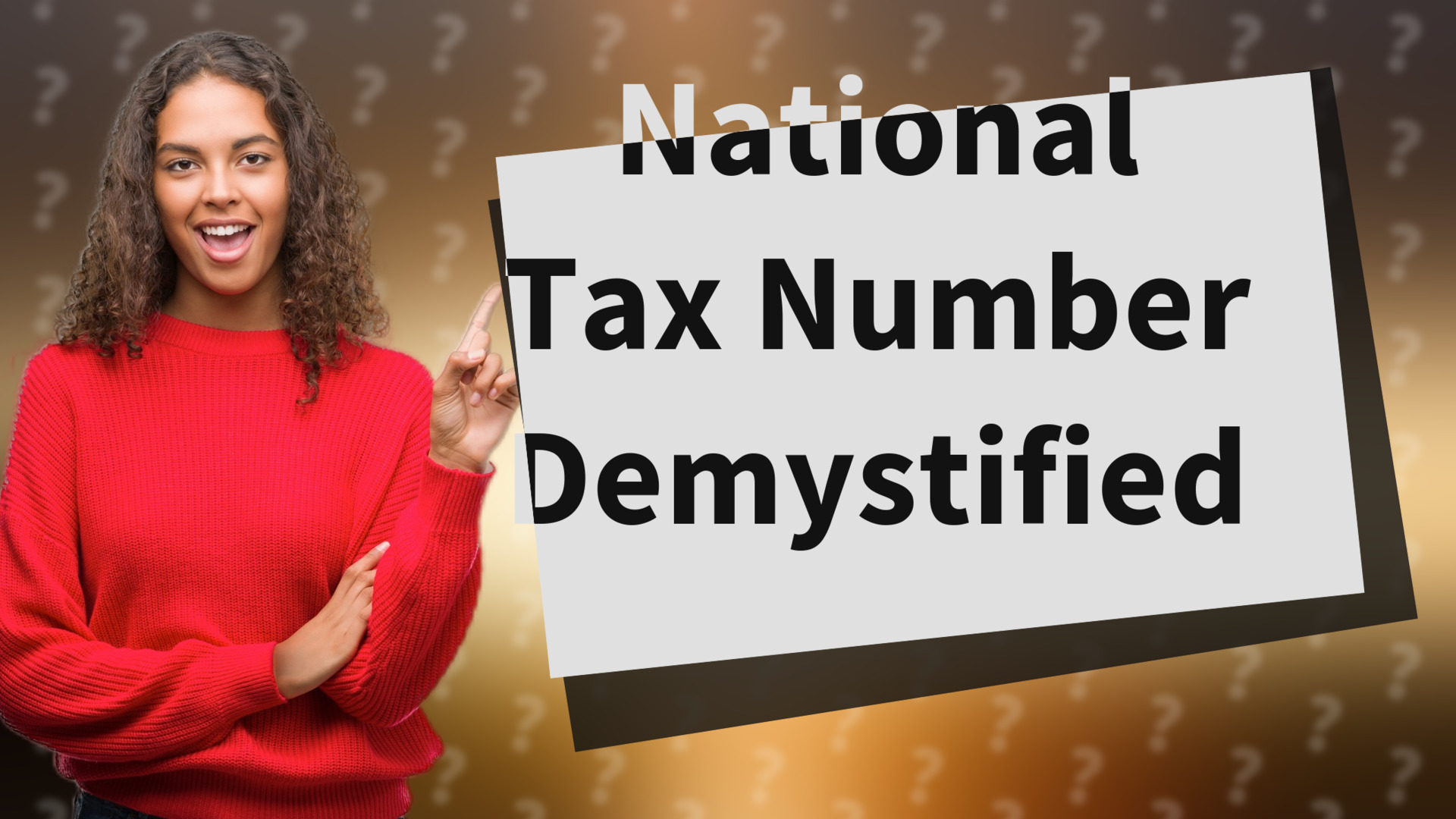 National Tax Number Demystified