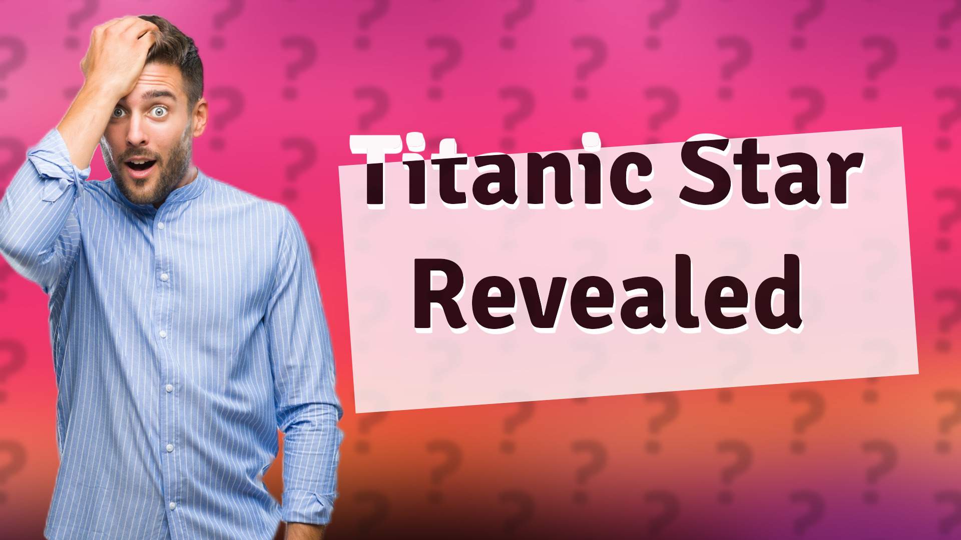 Titanic Star Revealed