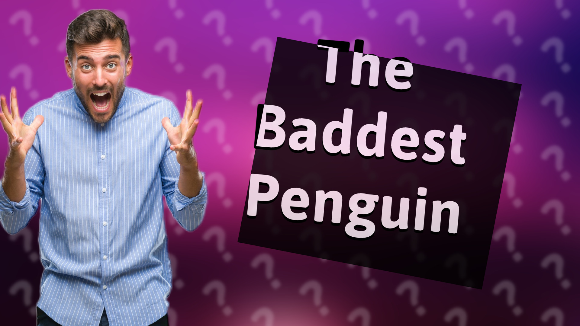 The Baddest Penguin