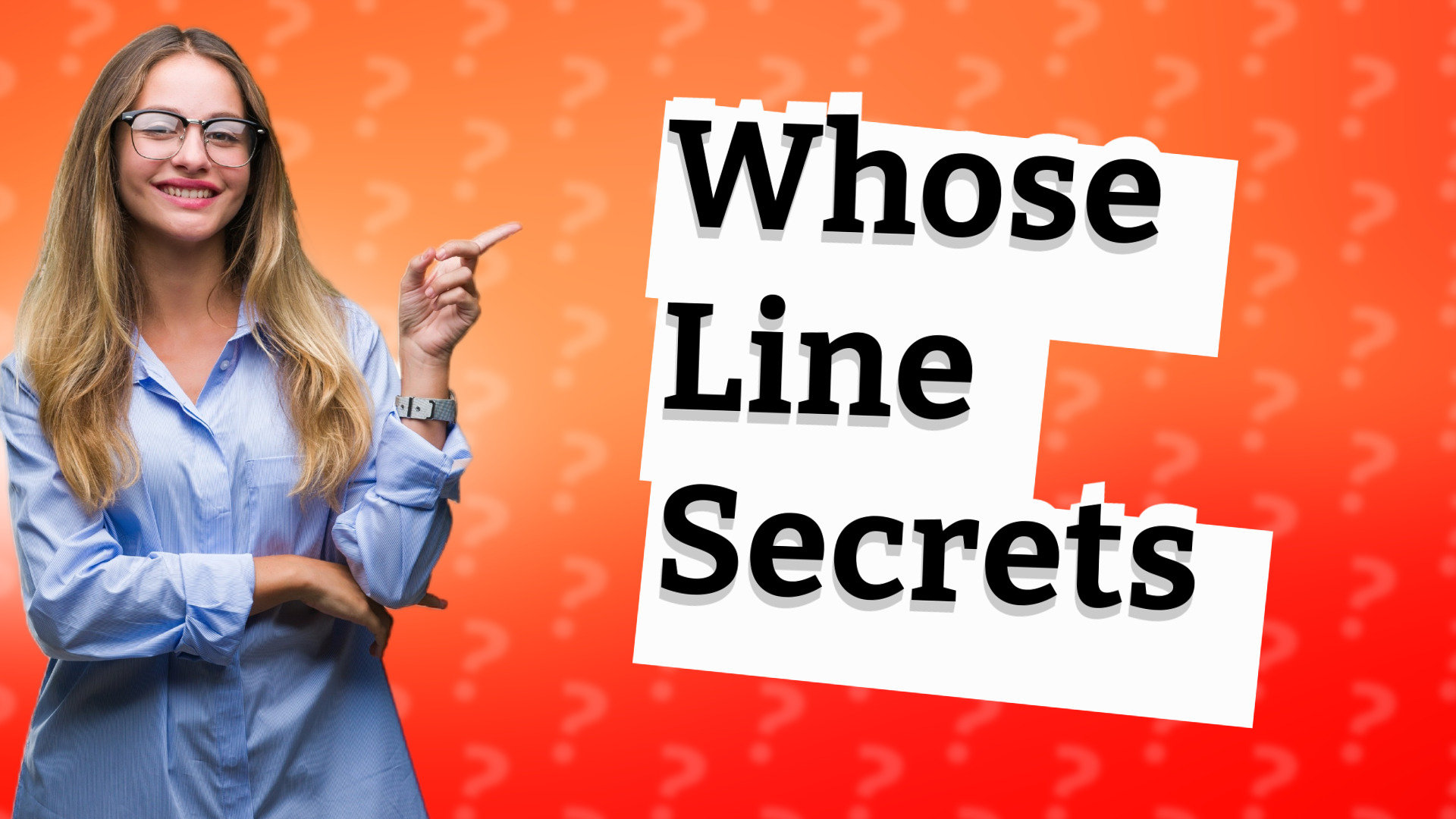 Whose Line Secrets