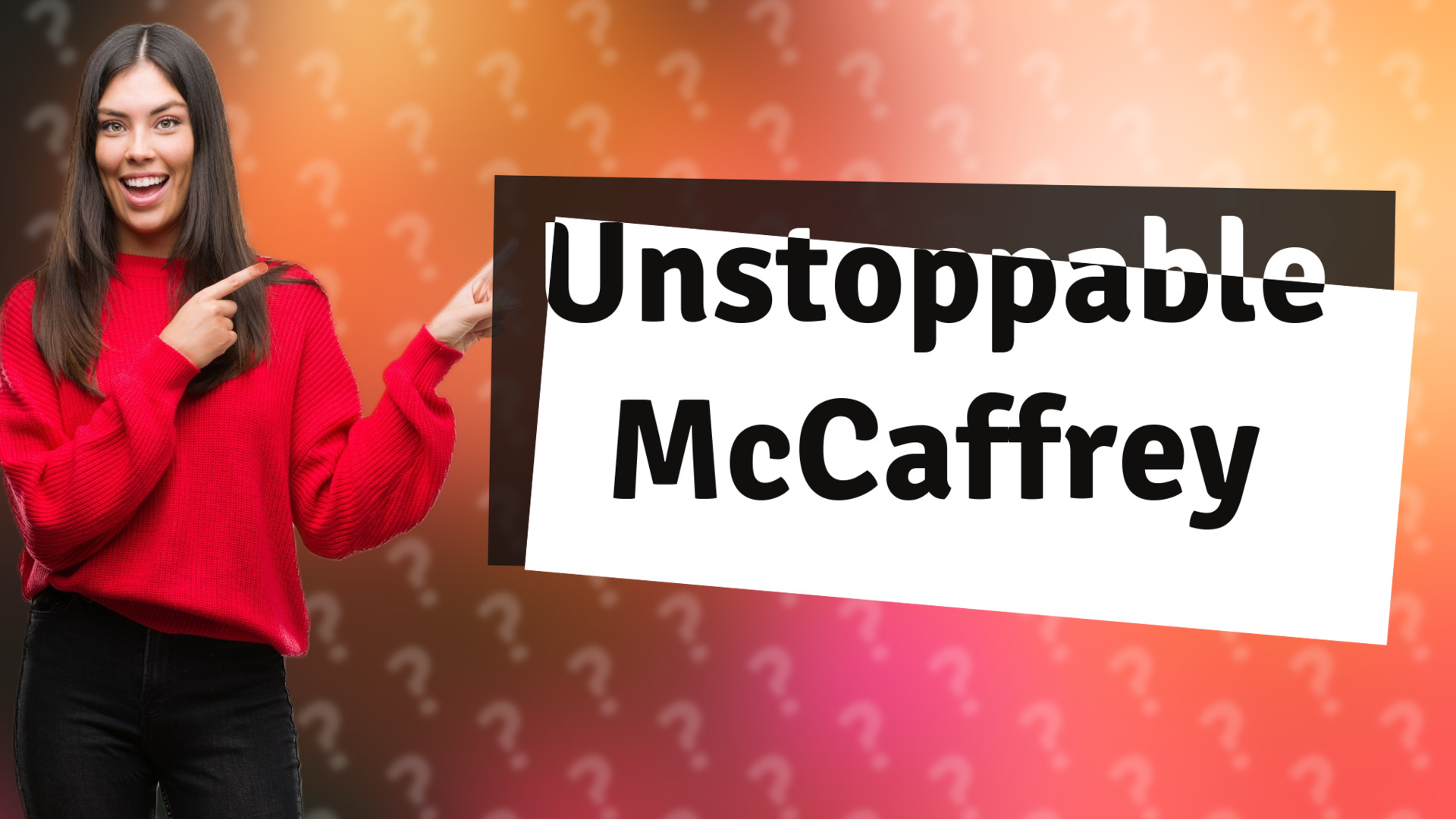 Unstoppable McCaffrey