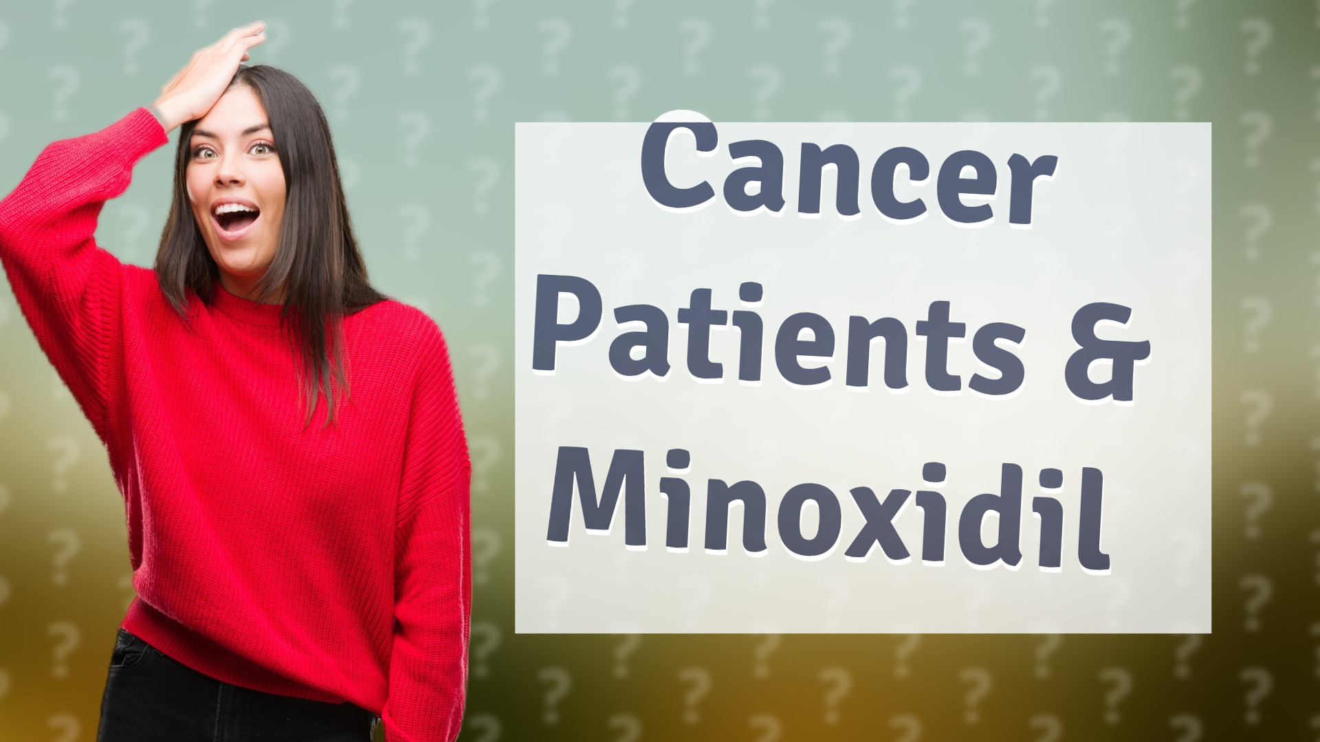 Cancer Patients & Minoxidil