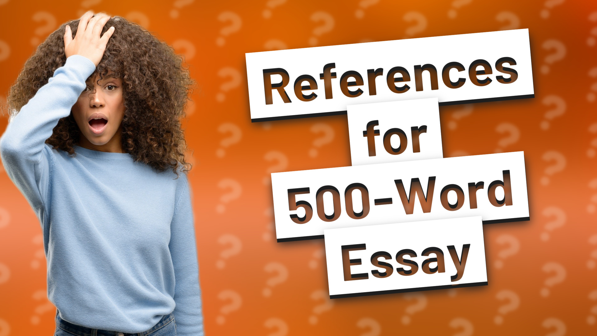References for 500-Word Essay