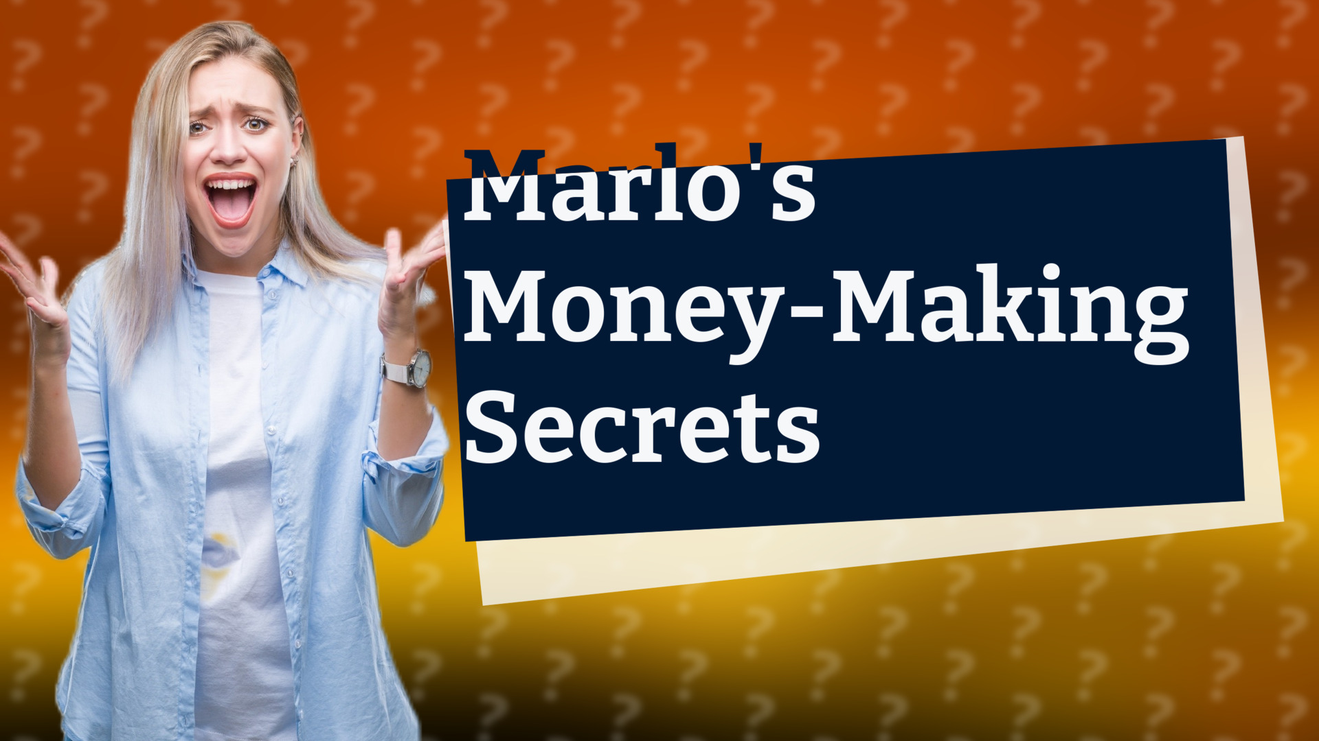 Marlo's Money-Making Secrets