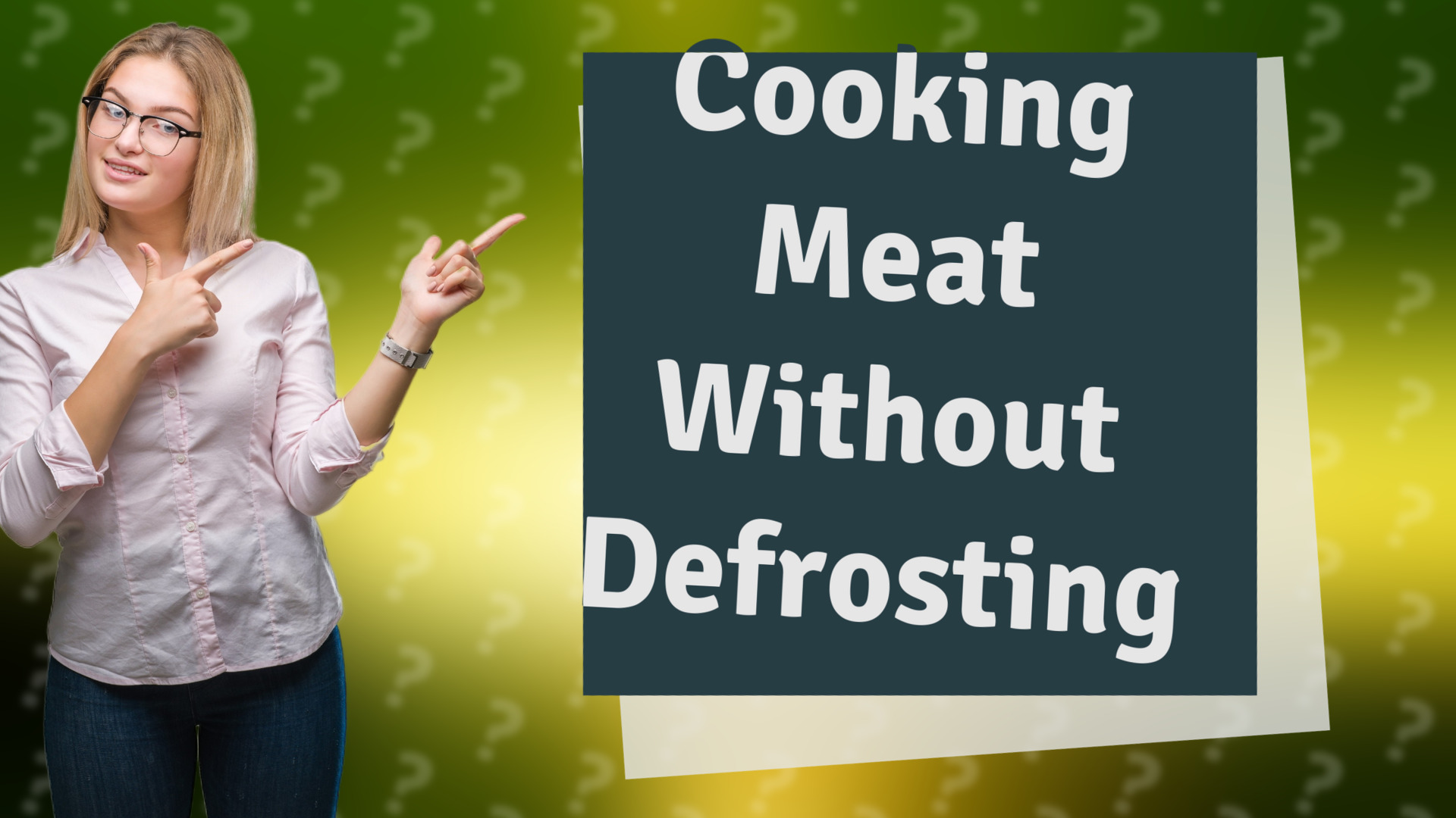 Cooking Meat Without Defrosting