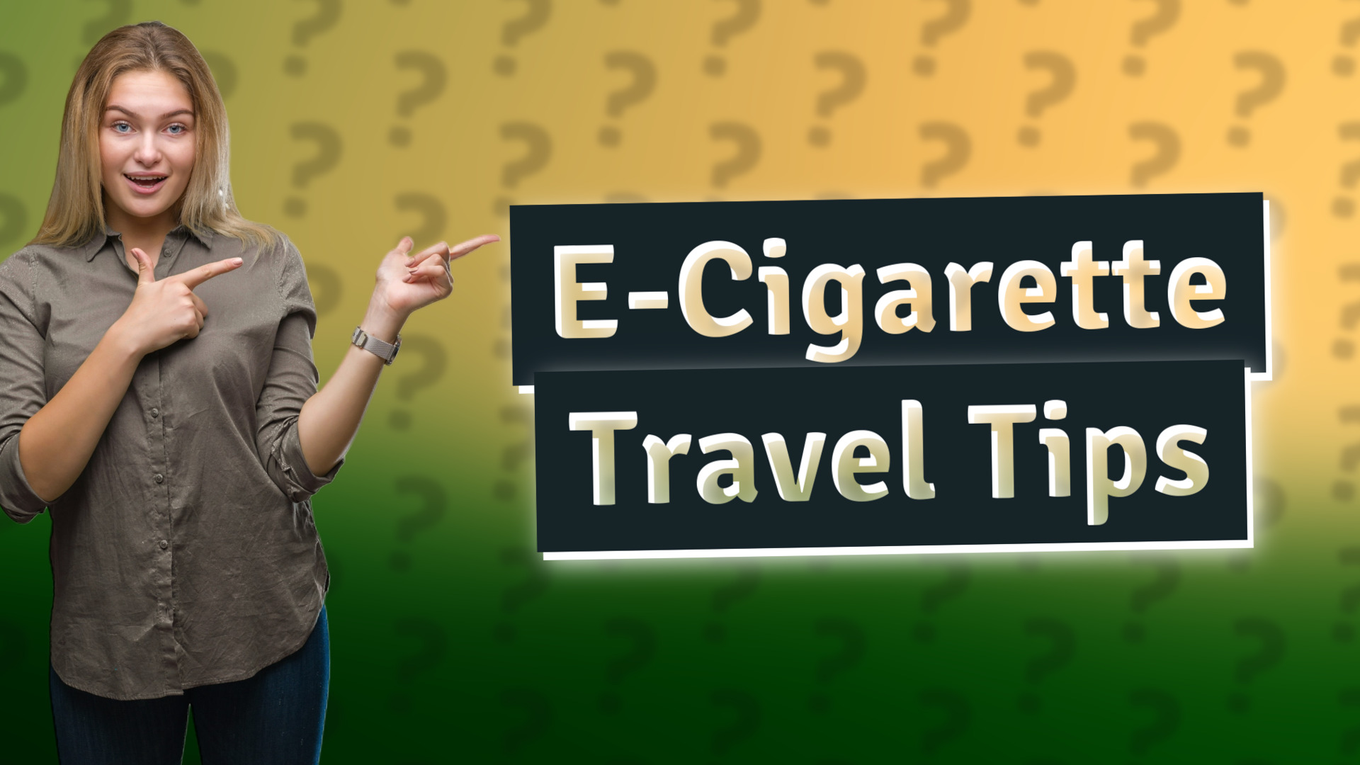 E-Cigarette Travel Tips