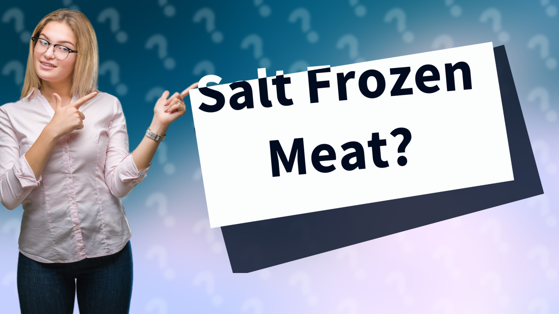 Salt Frozen Meat?