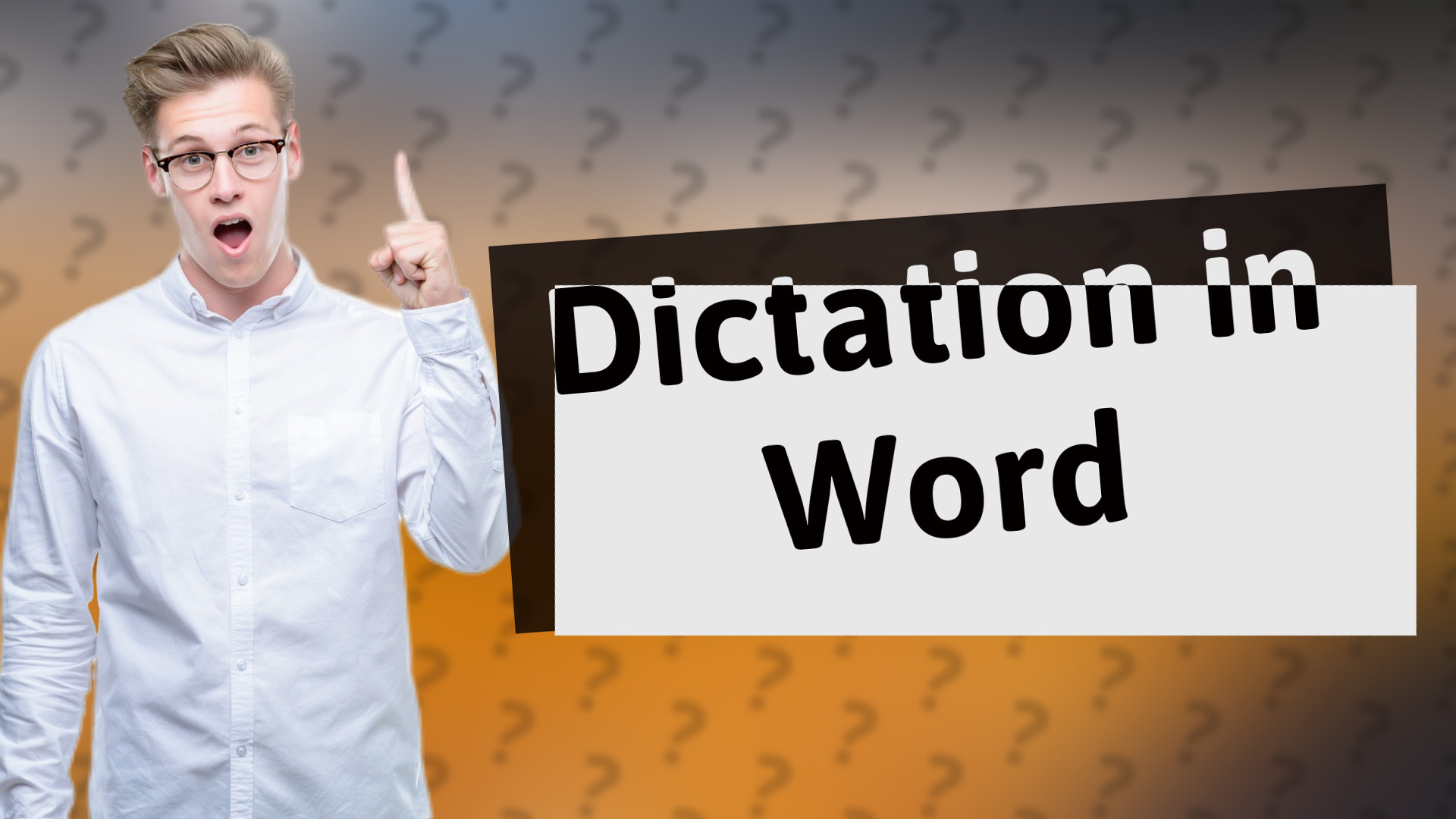 Dictation in Word