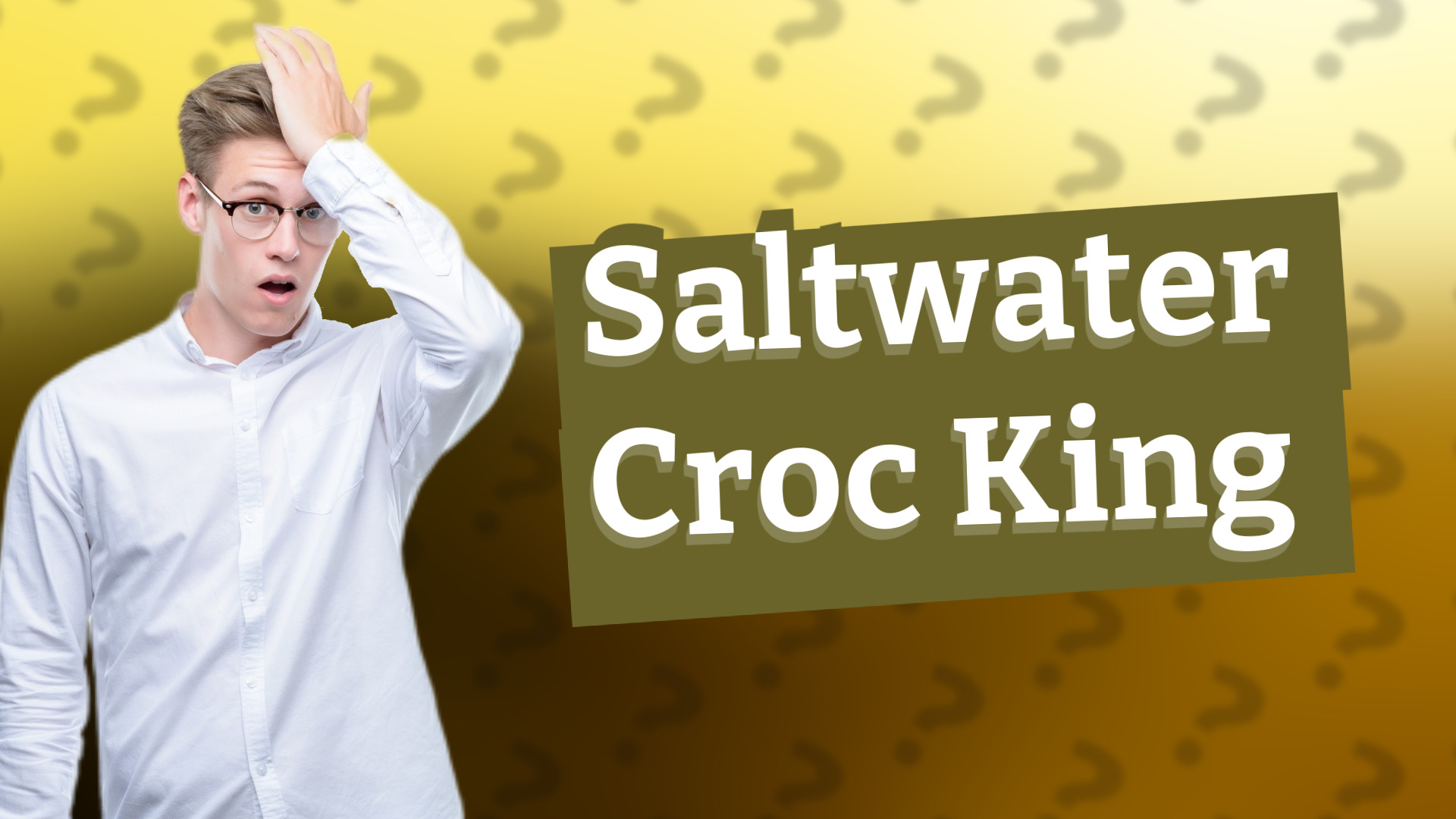 Saltwater Croc King