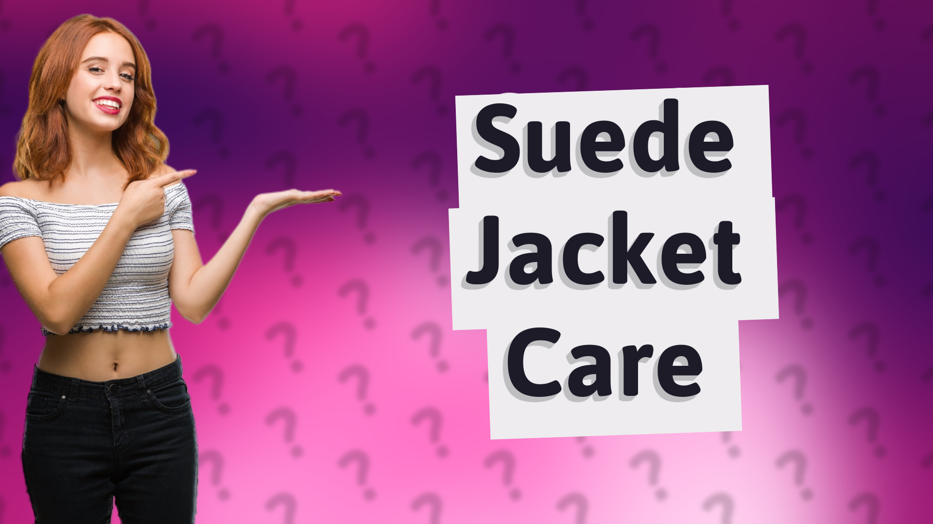 Suede Jacket Care