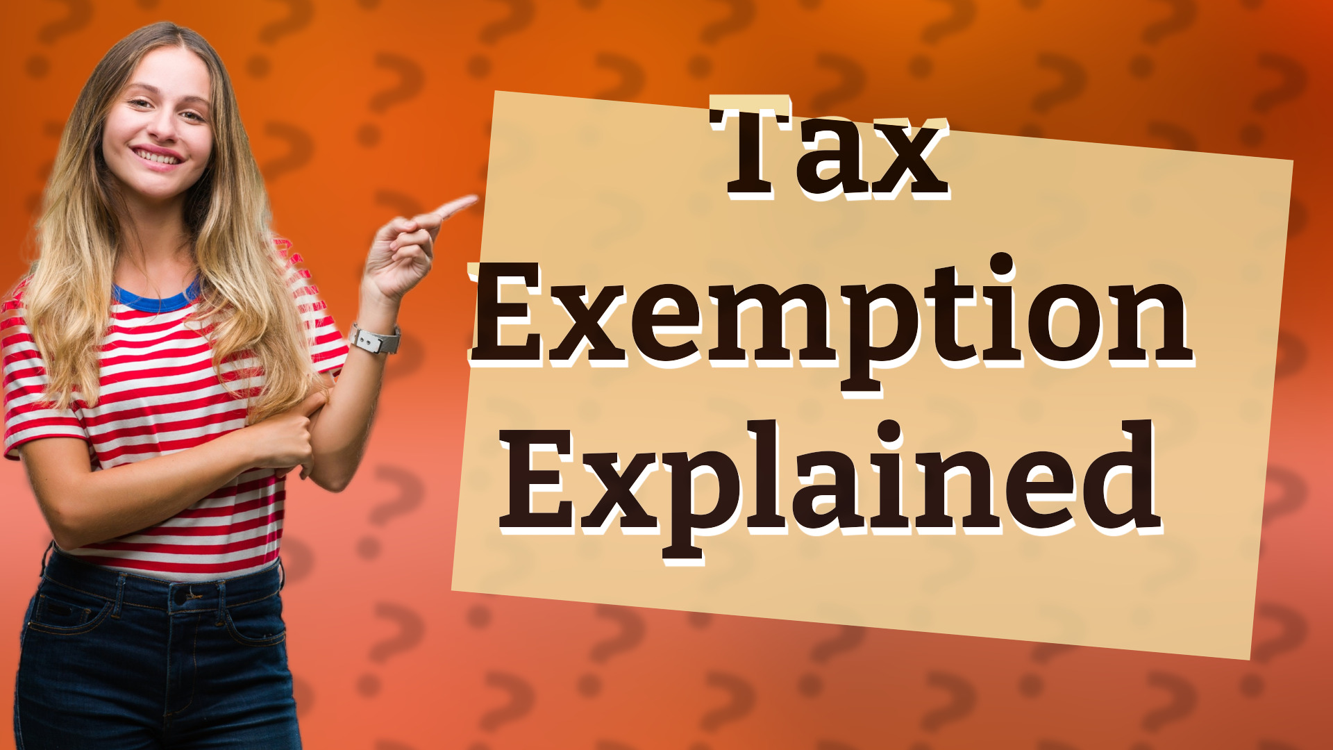 Tax Exemption Explained