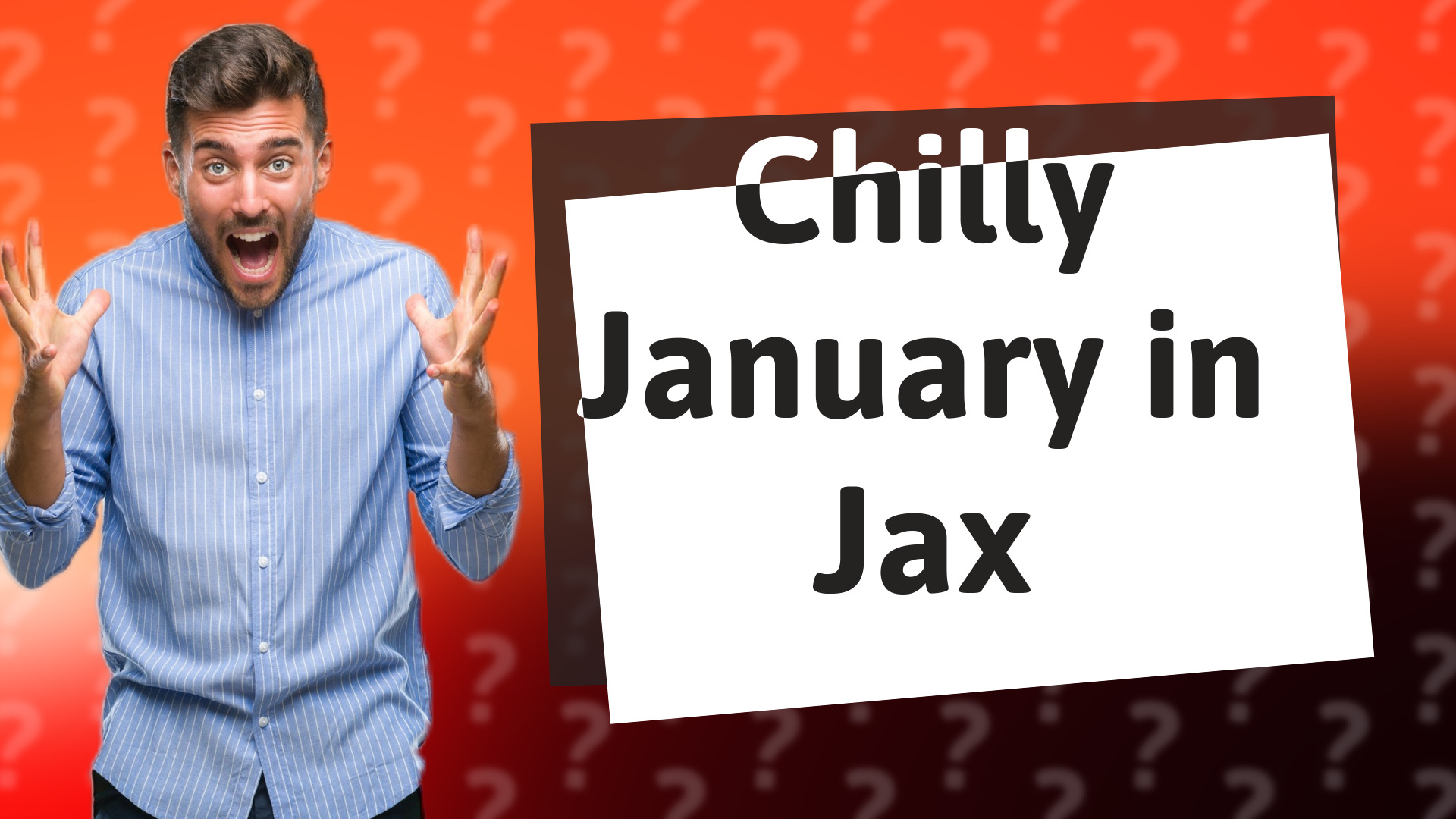 Chilly January in Jax