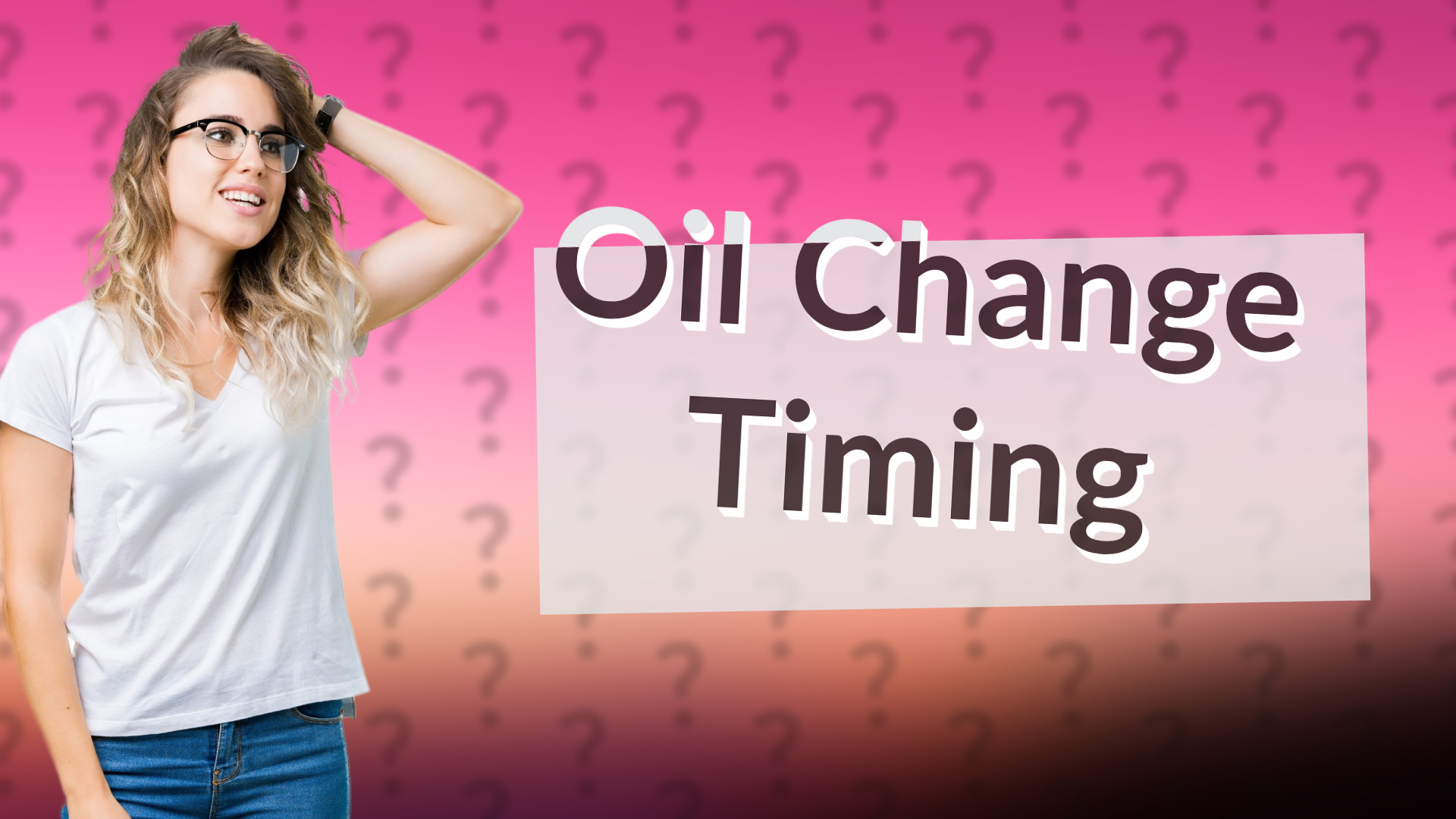 Oil Change Timing