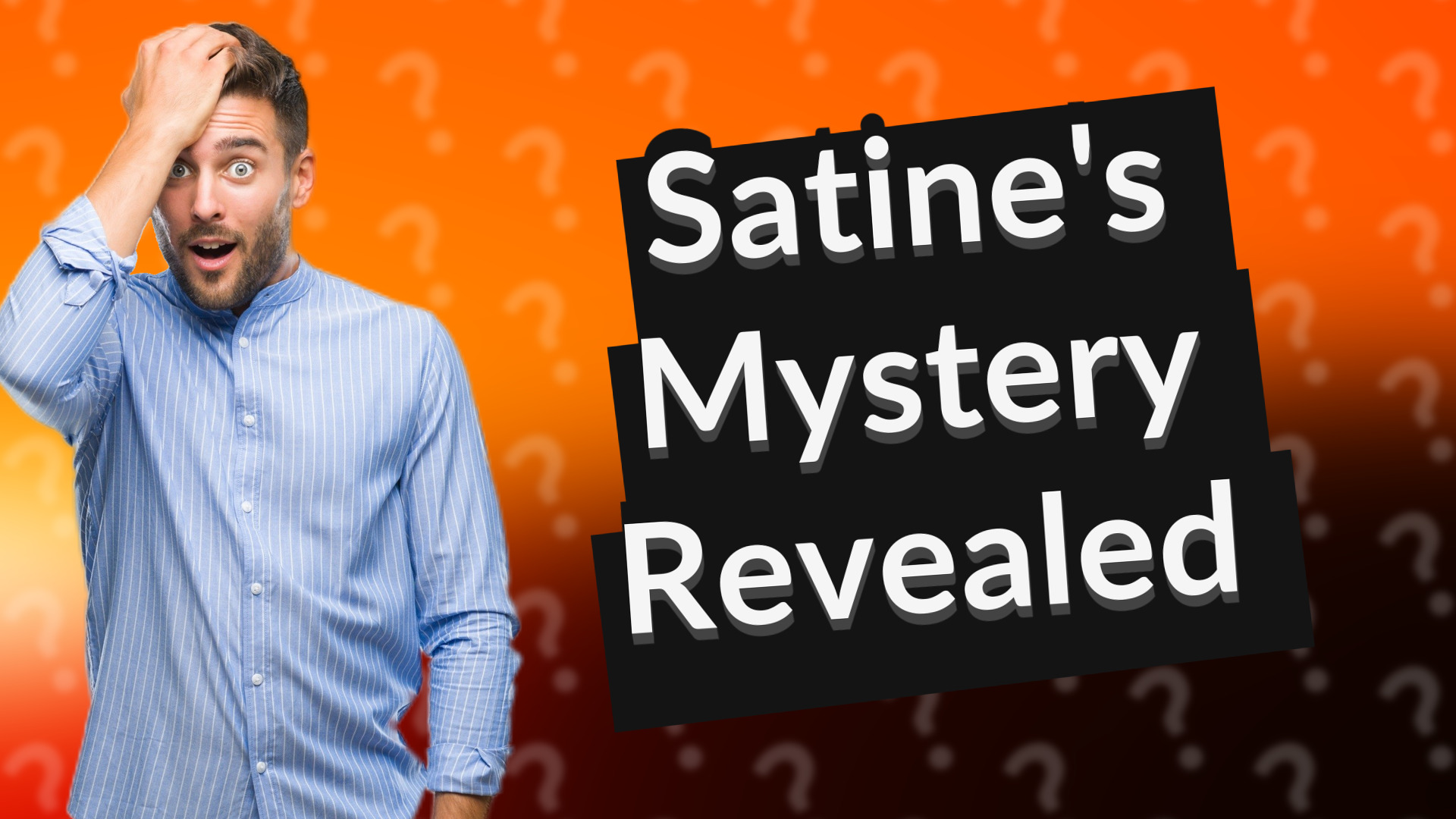 Satine's Mystery Revealed