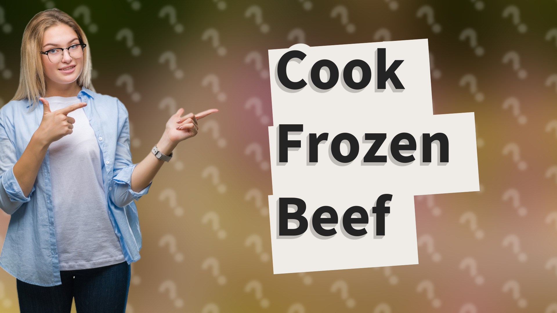 Cook Frozen Beef