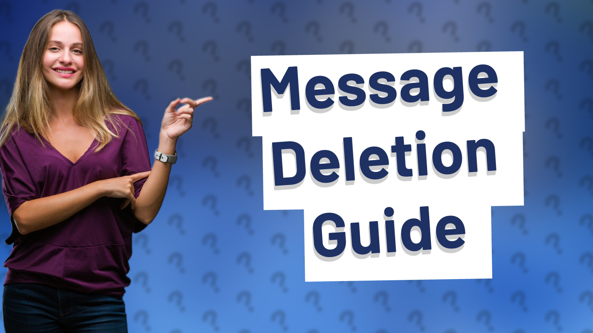 Message Deletion Guide