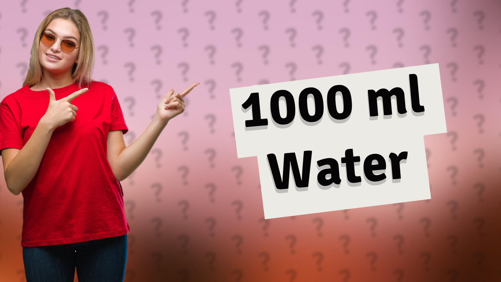 1000 ml Water