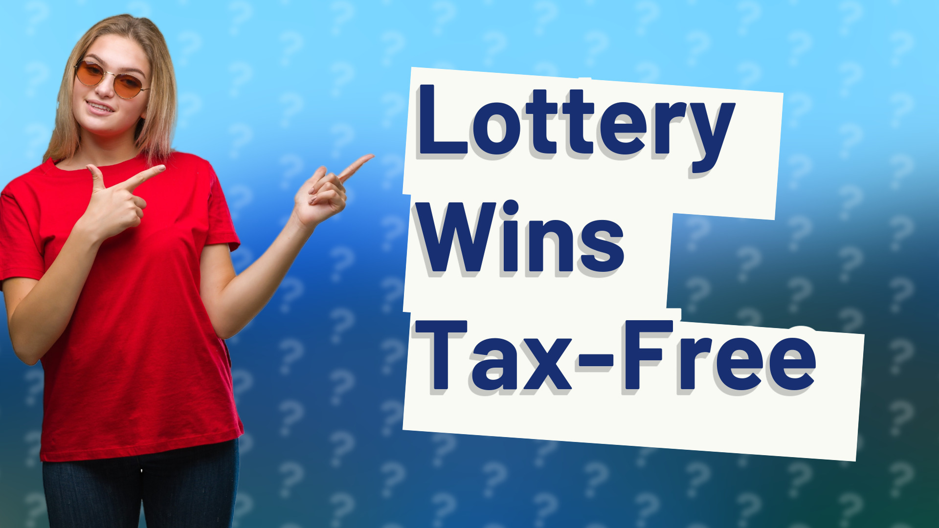 Lottery Wins Tax-Free