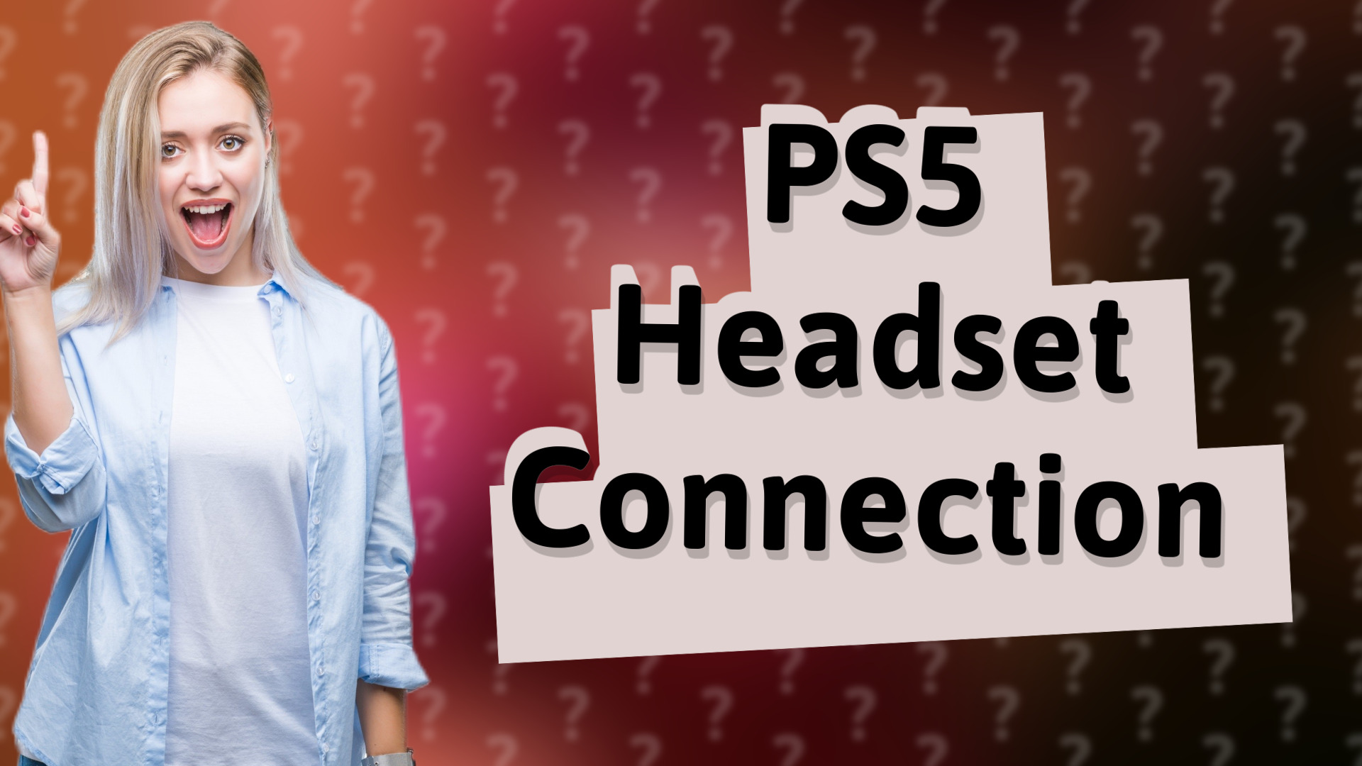 PS5 Headset Connection