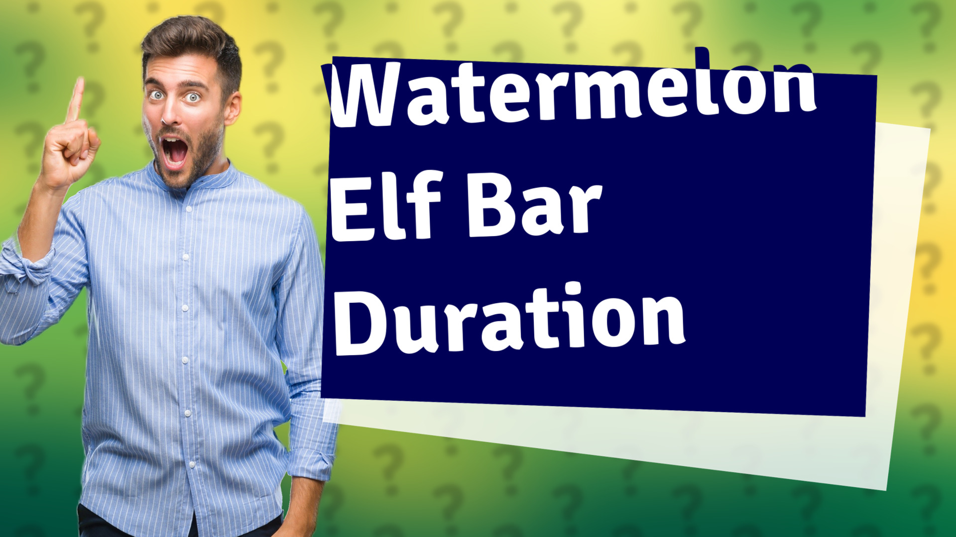 Watermelon Elf Bar Duration
