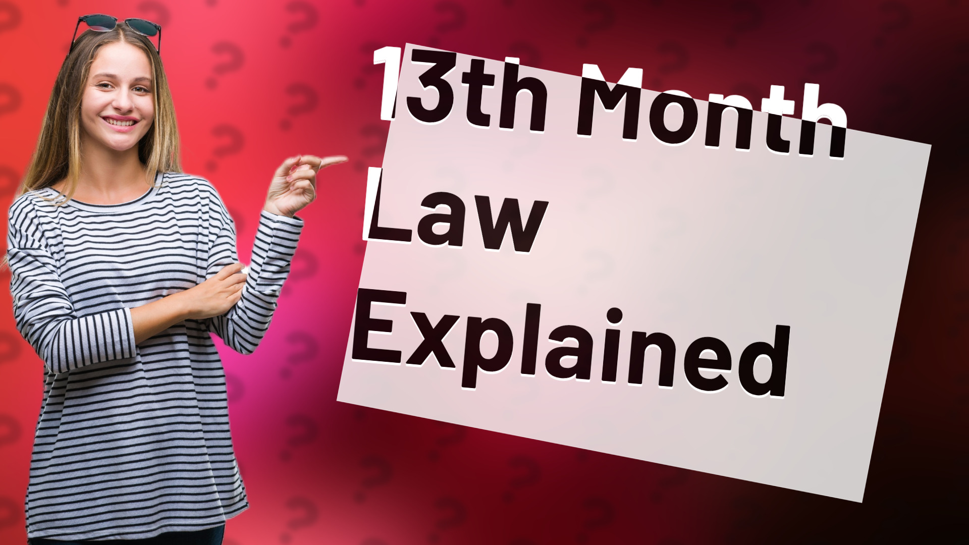 13th Month Law Explained