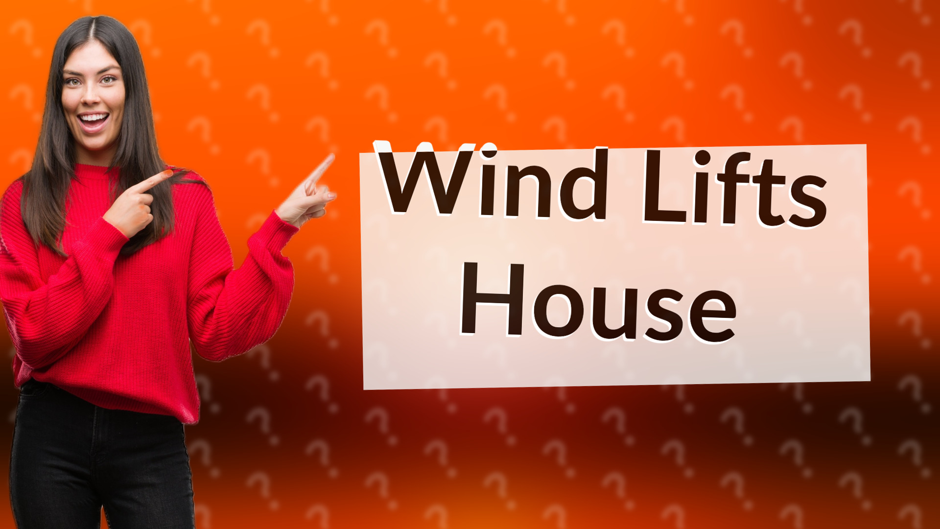 Wind Lifts House