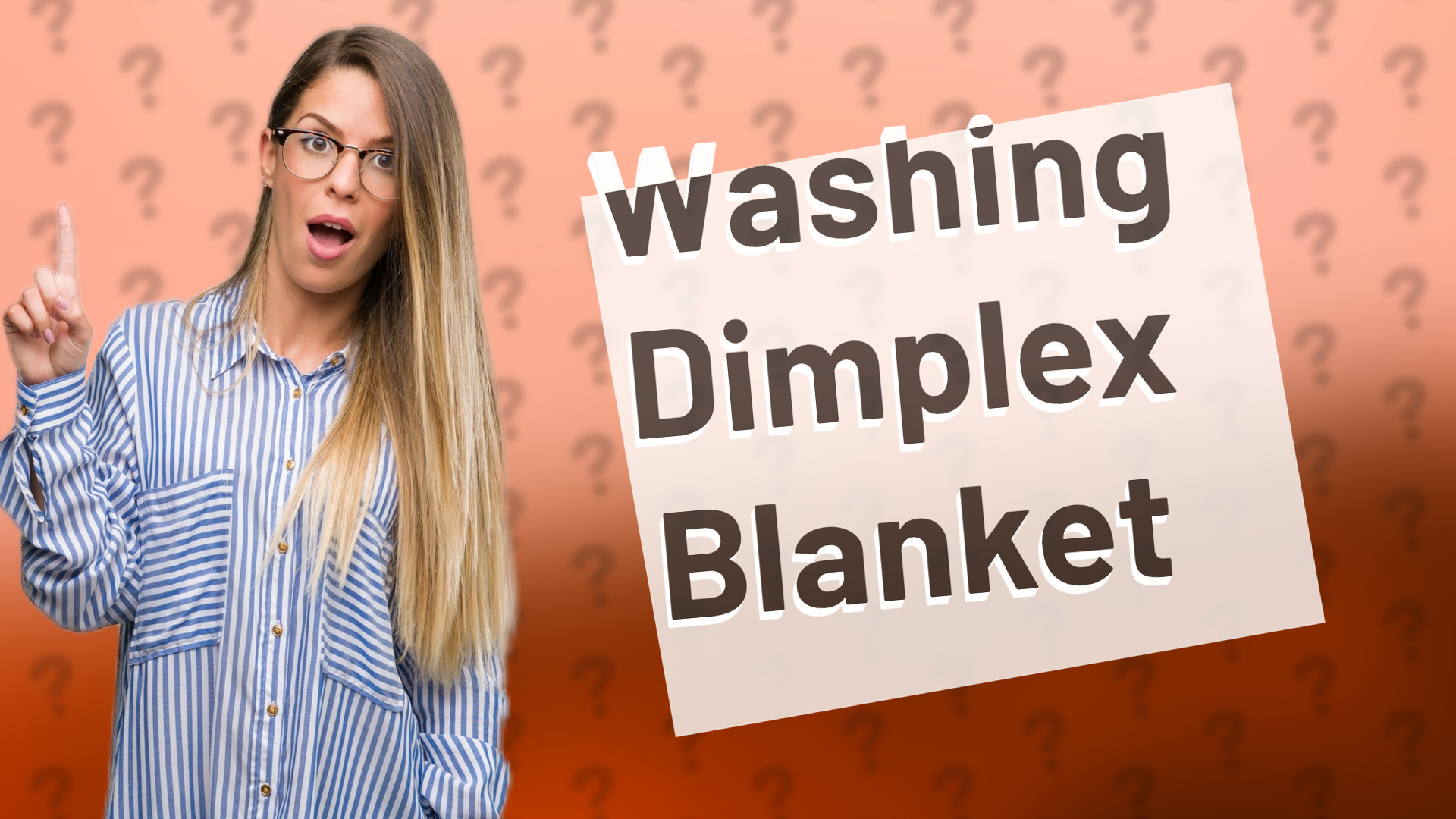 Washing Dimplex Blanket