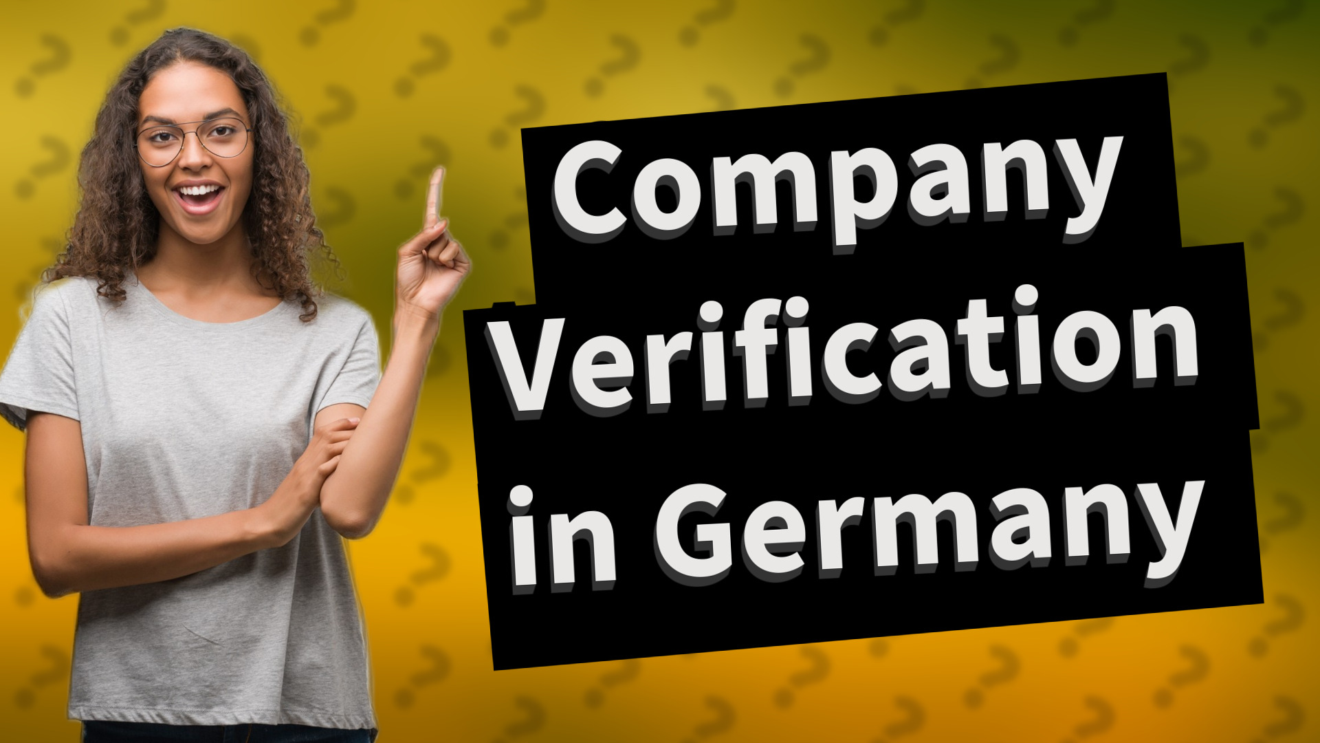 Company Verification in Germany