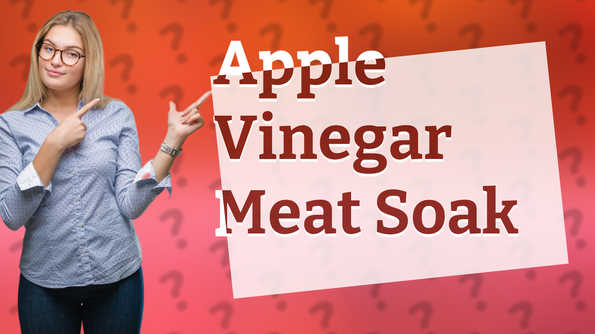 Apple Vinegar Meat Soak