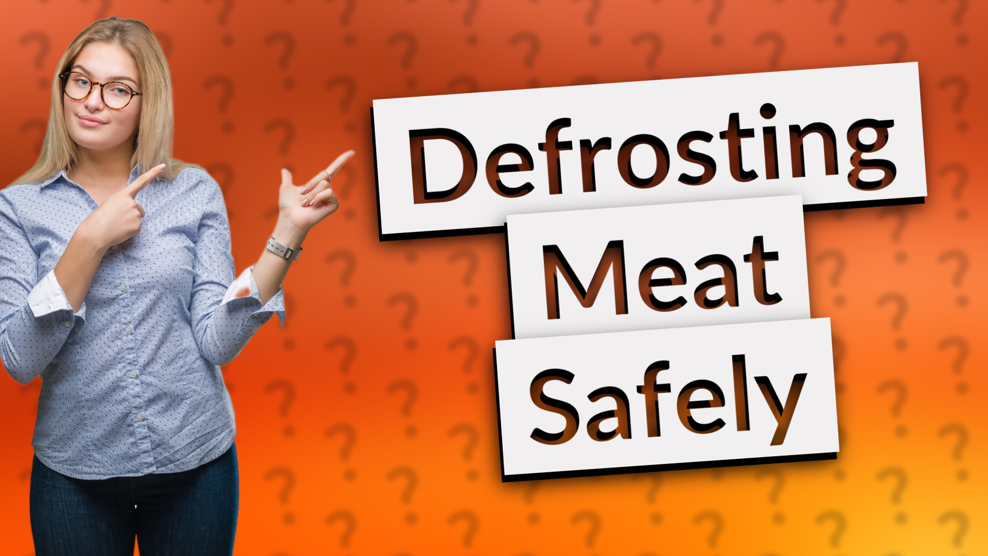 Defrosting Meat Safely
