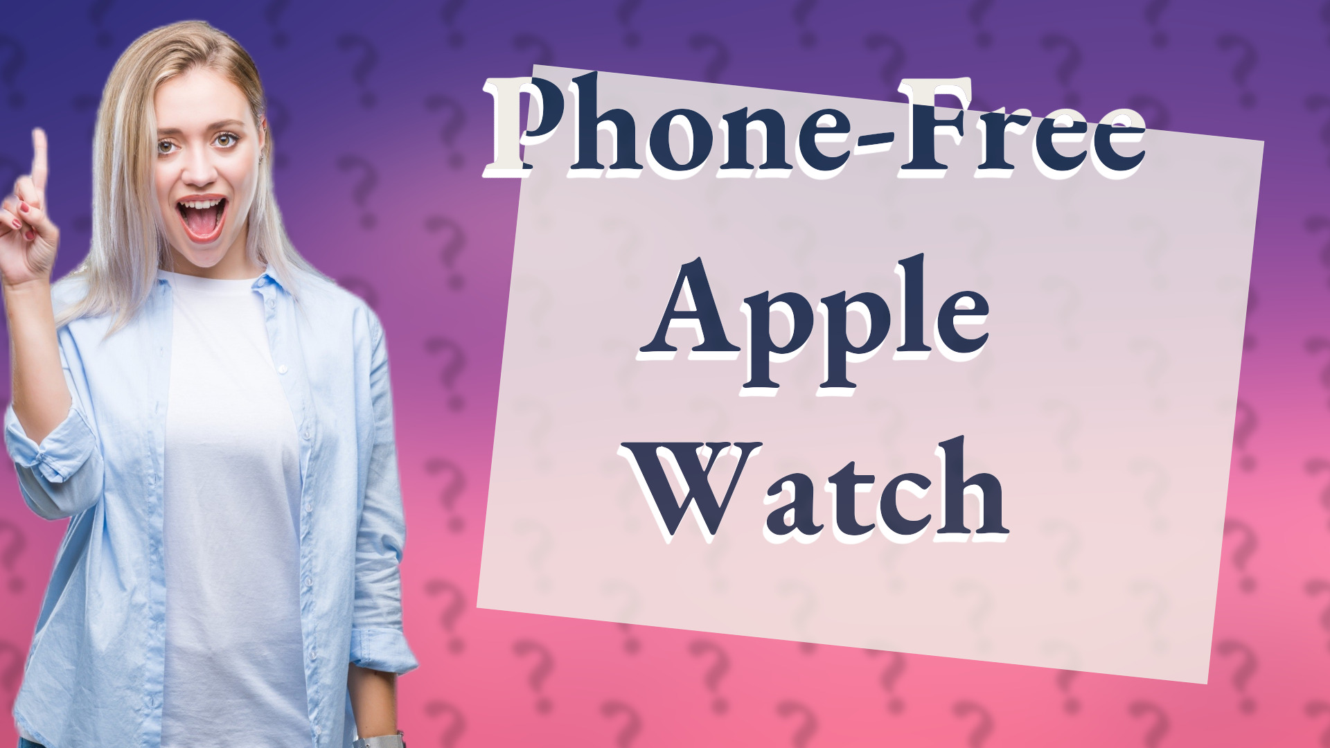 Phone-Free Apple Watch