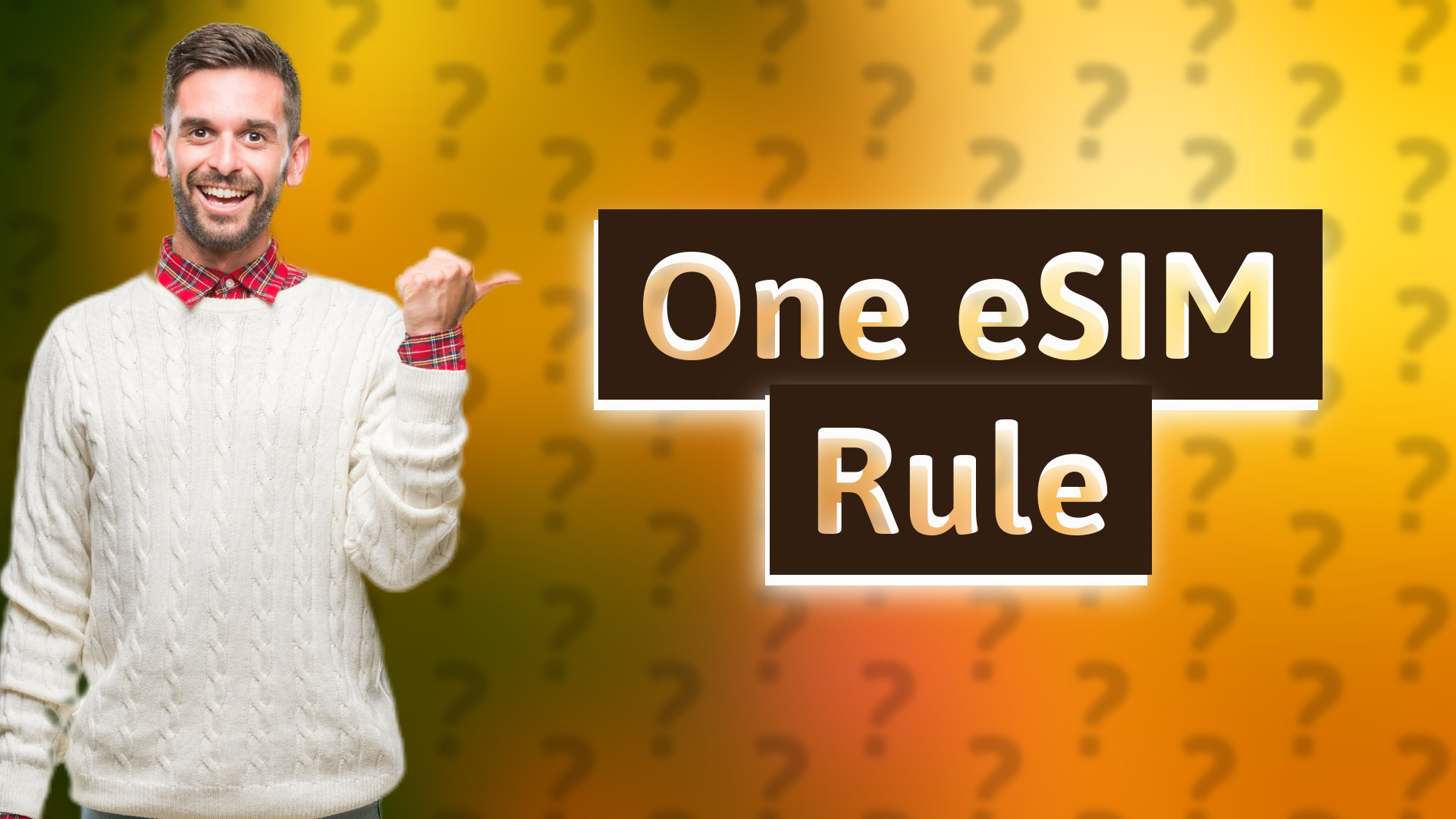 One eSIM Rule