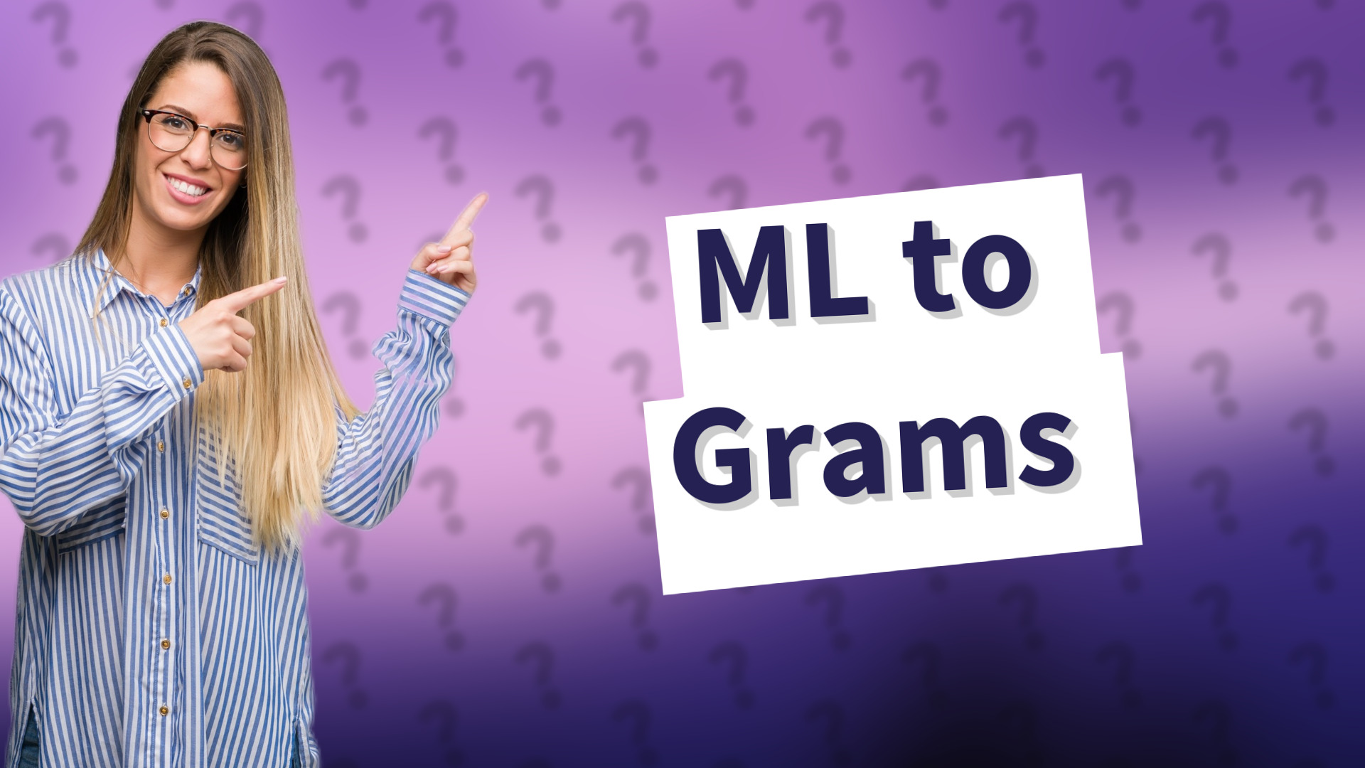 ML to Grams