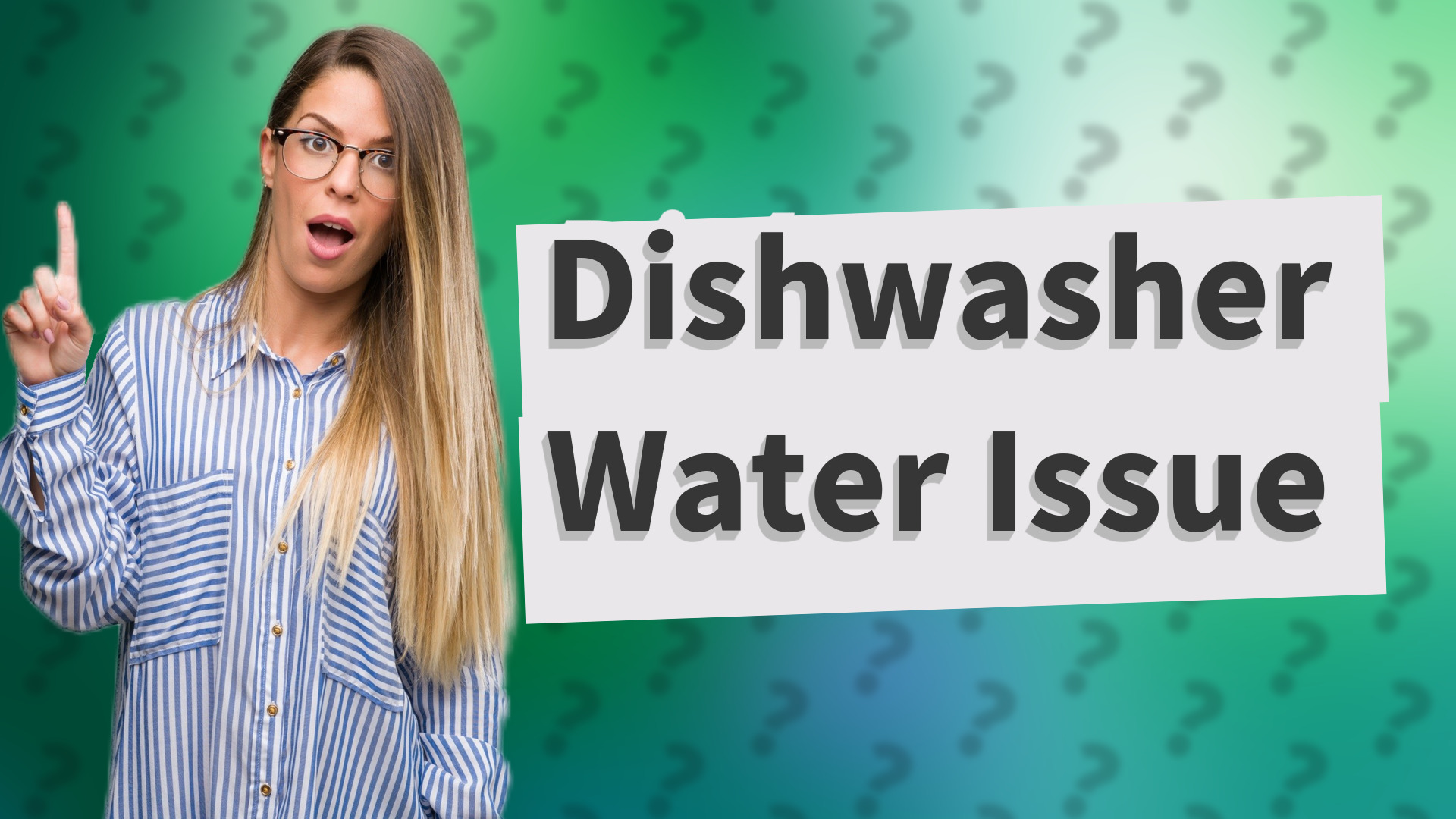 Dishwasher Water Issue